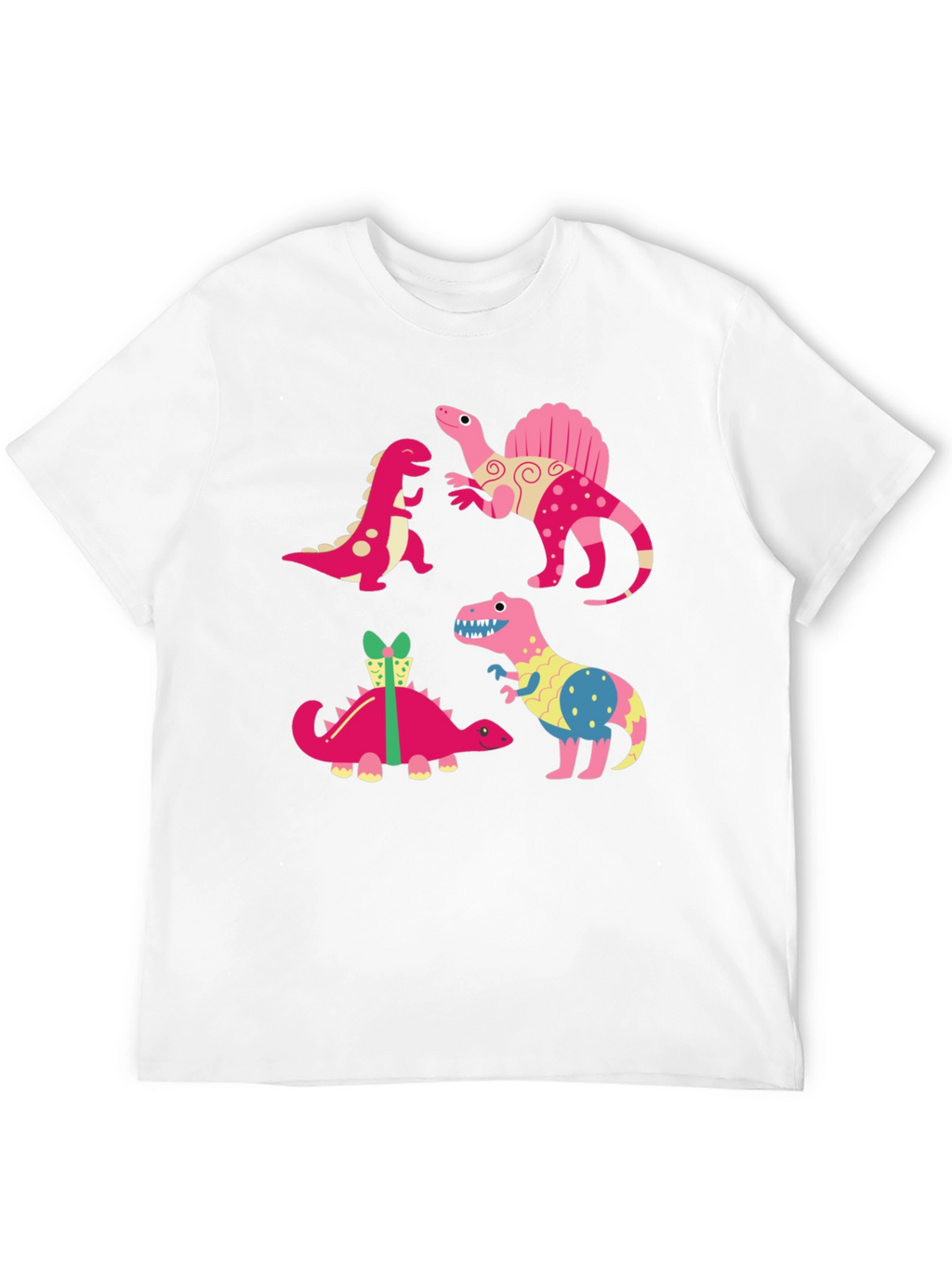 Dinosaur Print Black T-Shirt