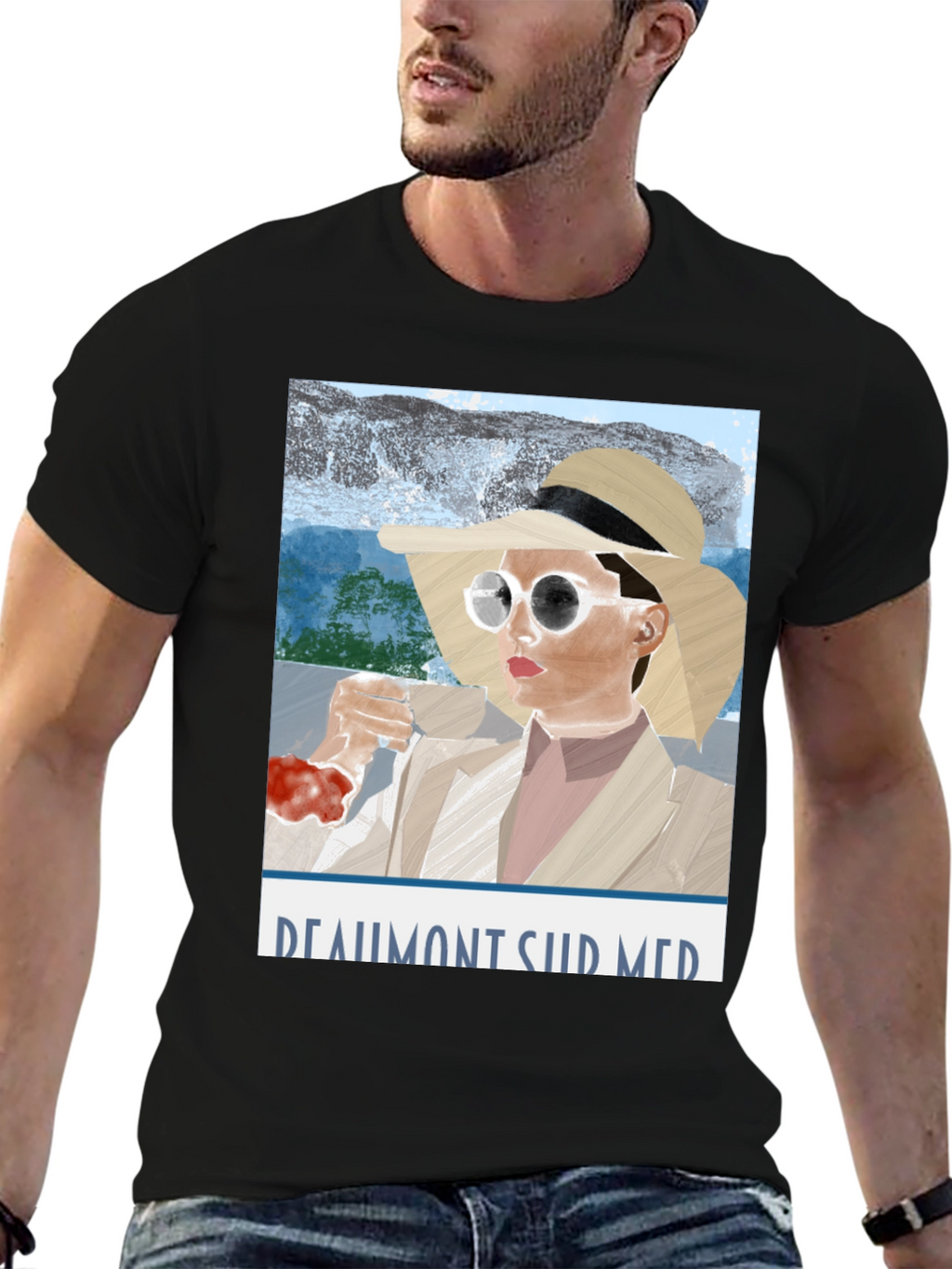 Beaumont Sud Mer Stylish Graphic Tee