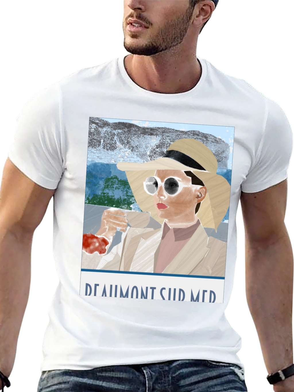 Beaumont Sud Mer Stylish Graphic Tee