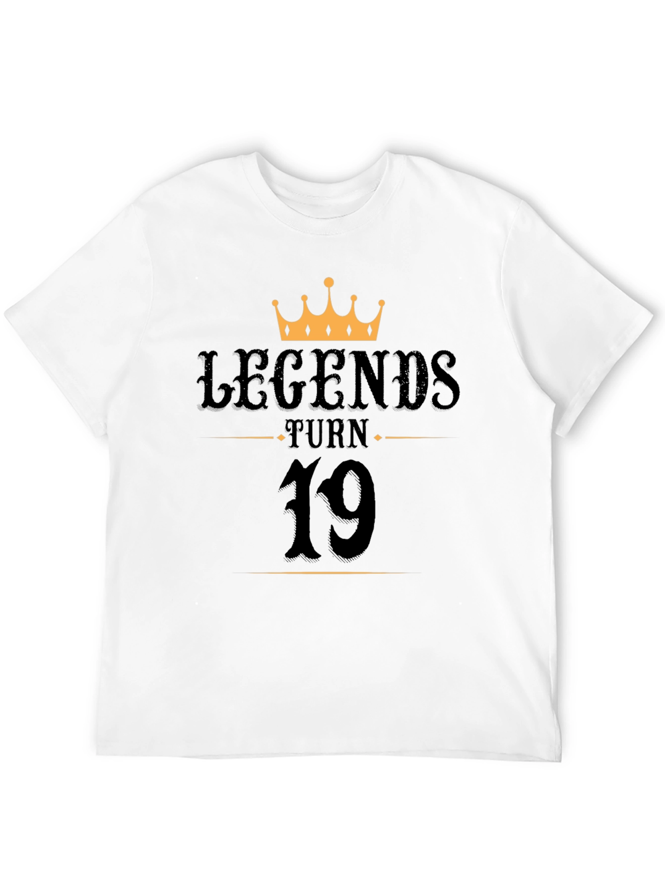 Legends Turn 19 Black Graphic Tee