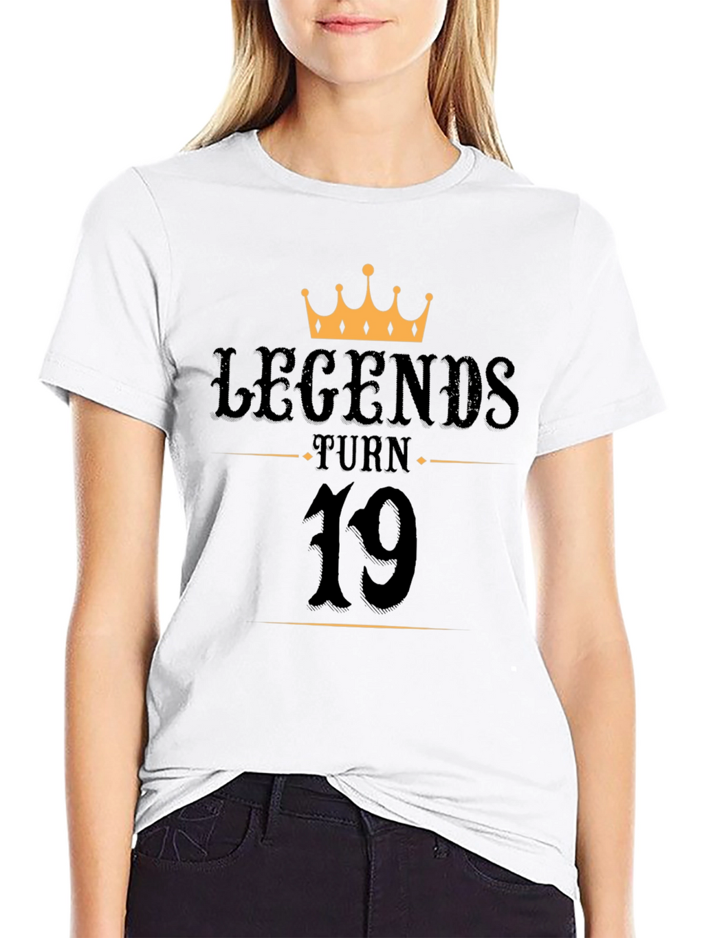 Legends Turn 19 Black Graphic Tee