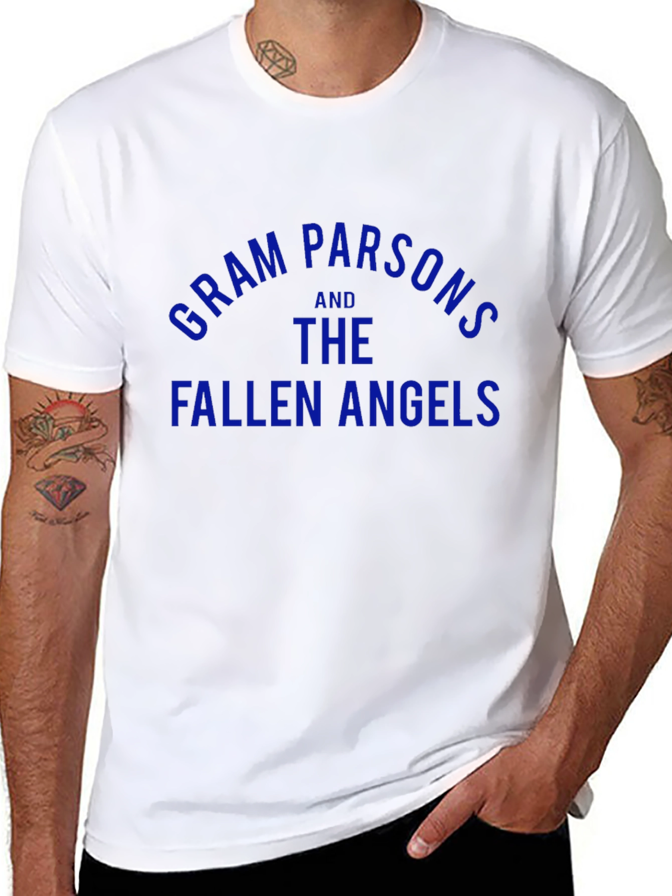 Gram Parsons and the Fallen Angels Black T-Shirt