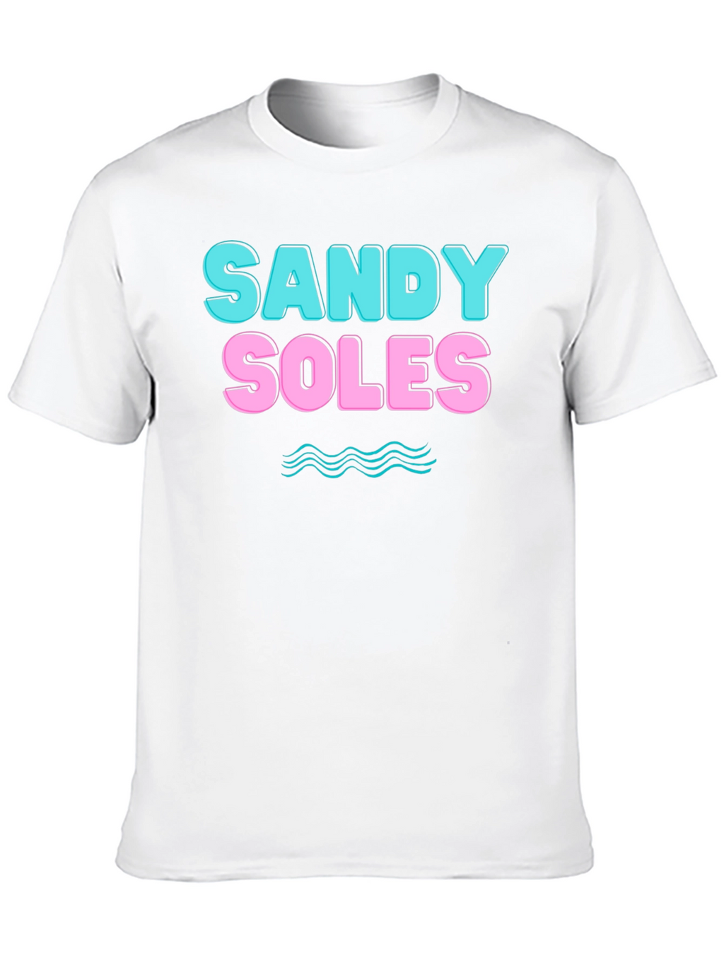 Sandy Soles Graphic Print T-Shirt - Black