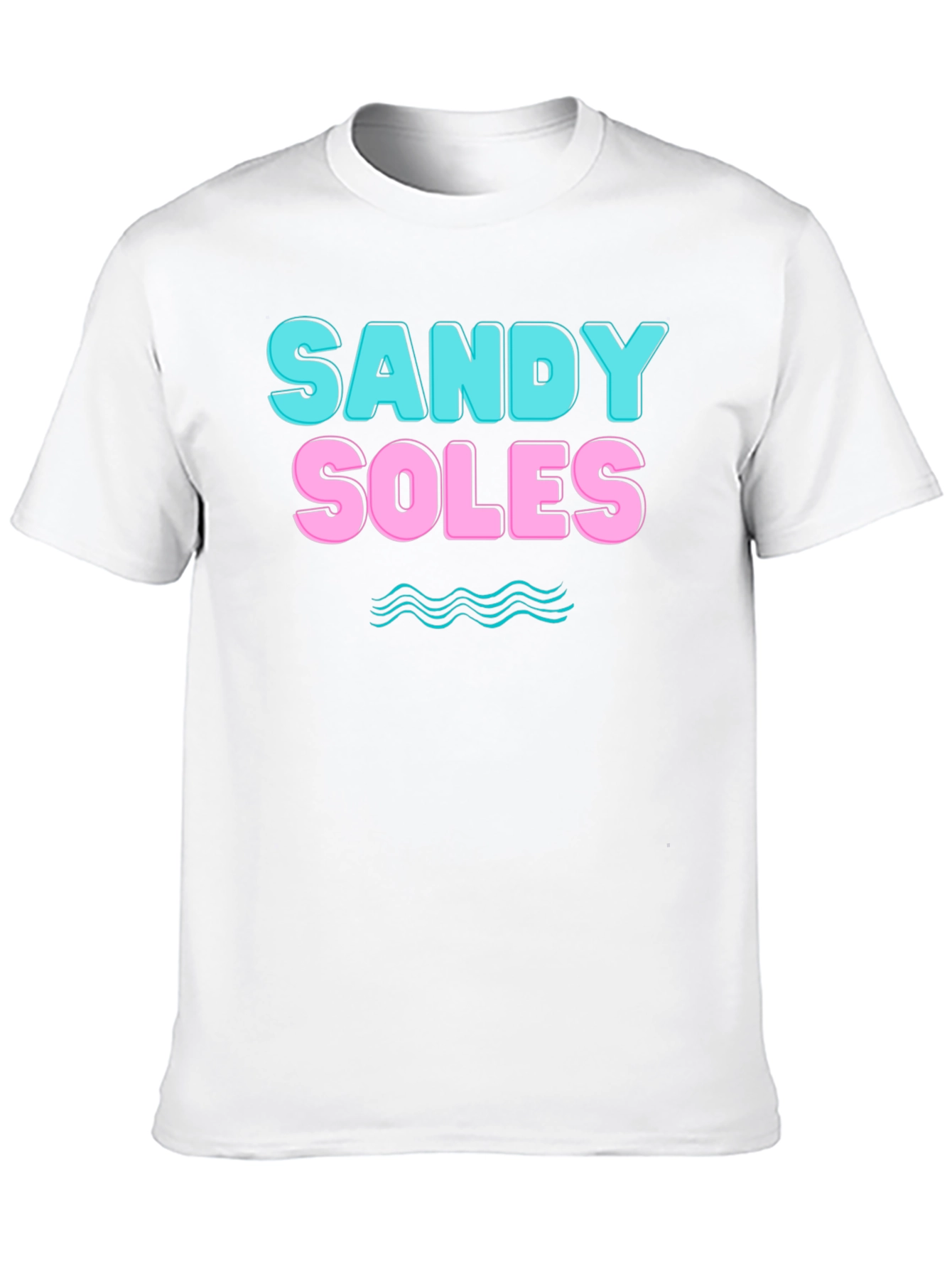 Sandy Soles Graphic Print T-Shirt - Black