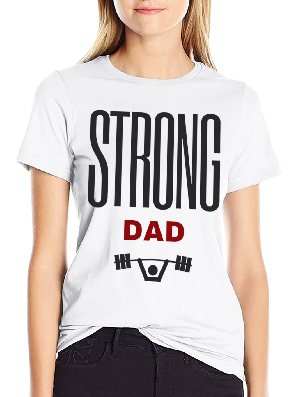 Strong Dad Graphic Tee - Black