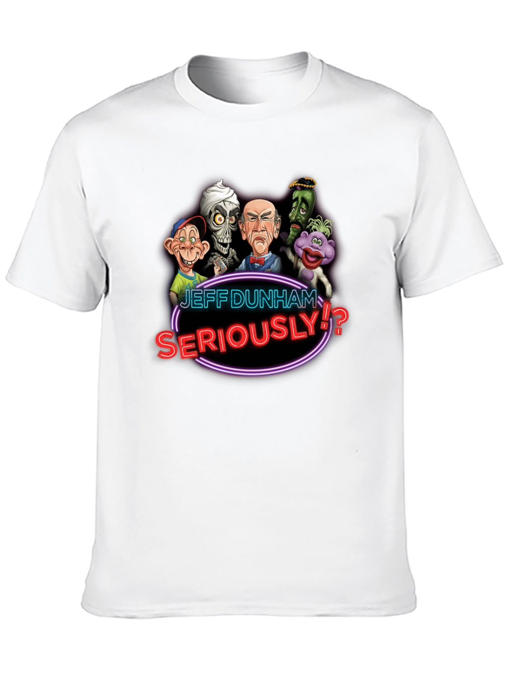 Jeff Dunham Seriously T-Shirt Black