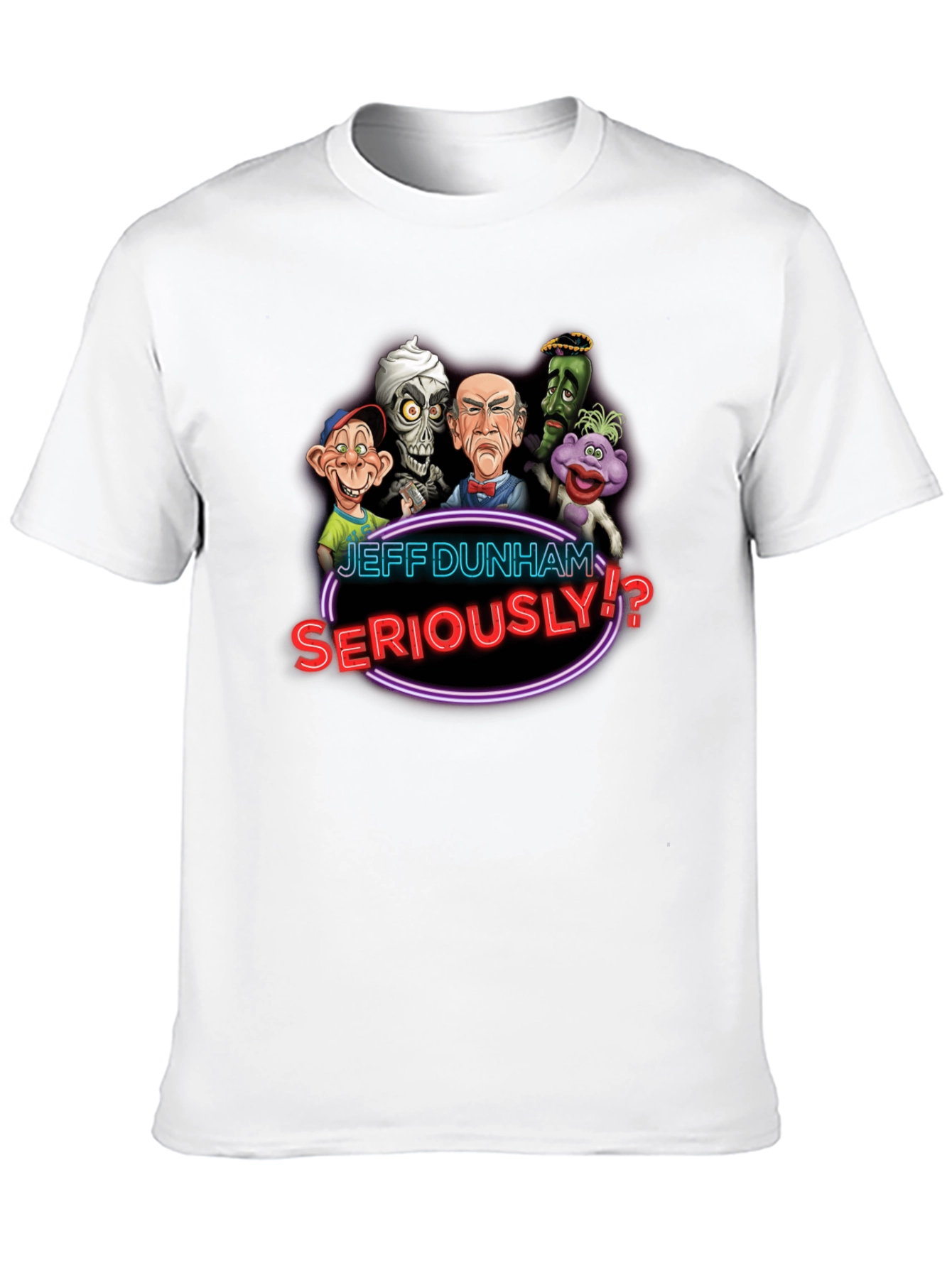Jeff Dunham Seriously T-Shirt Black