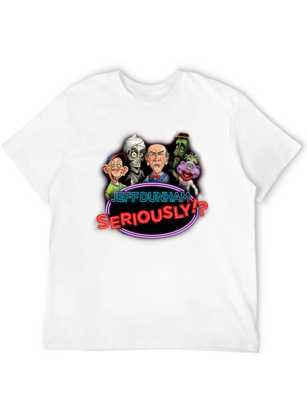 Jeff Dunham Seriously T-Shirt Black