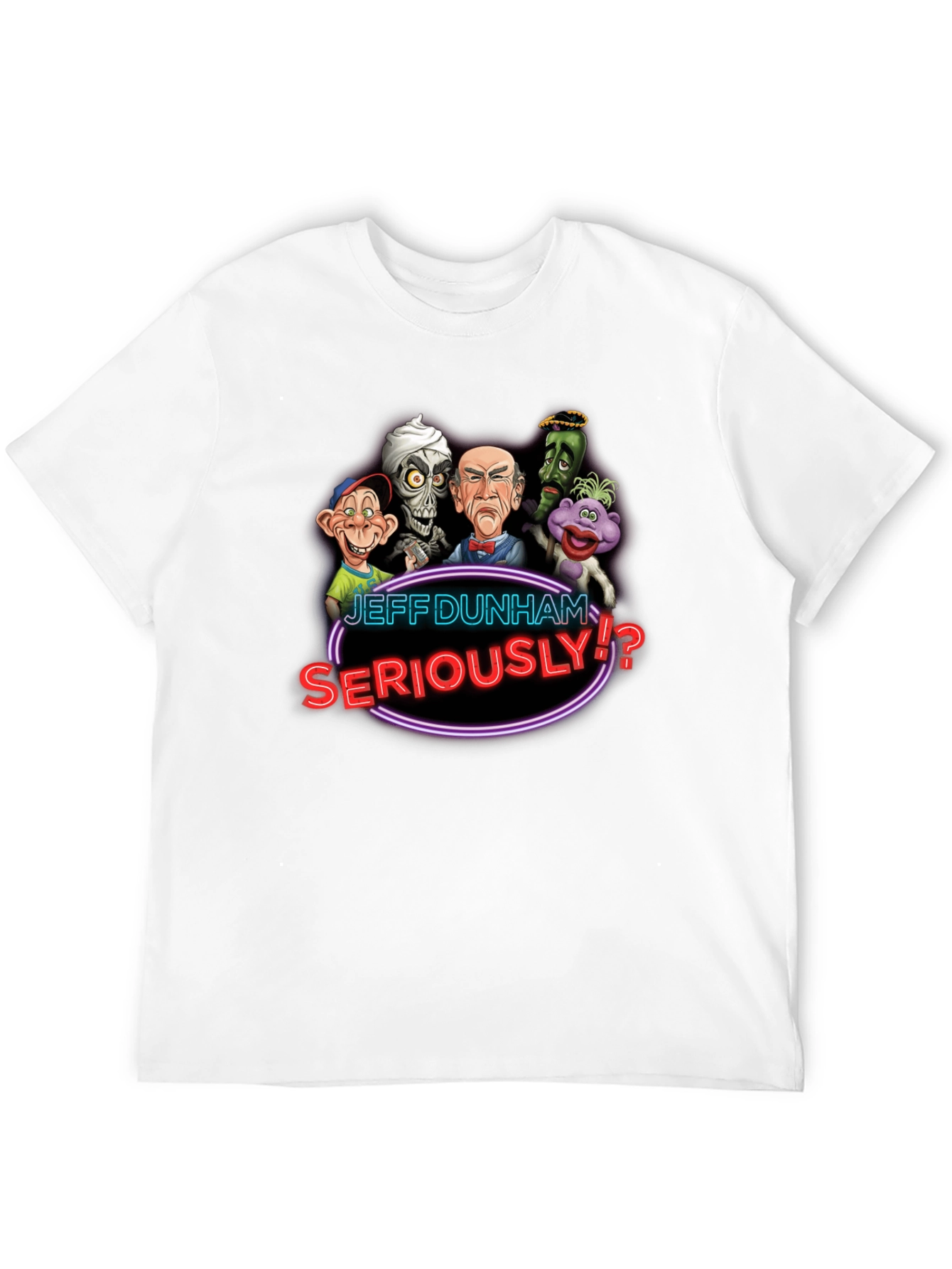 Jeff Dunham Seriously T-Shirt Black