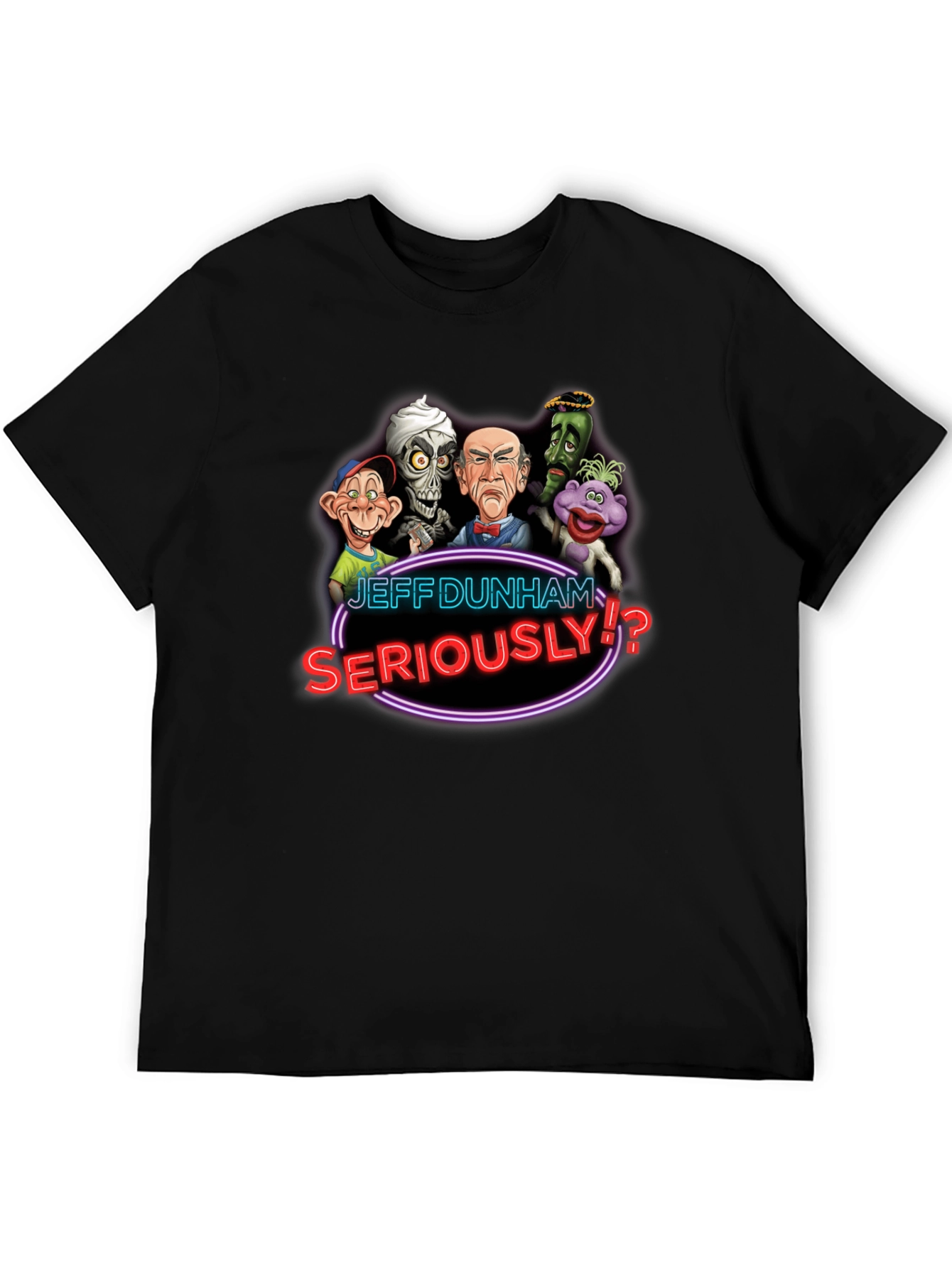 Jeff Dunham Seriously T-Shirt Black