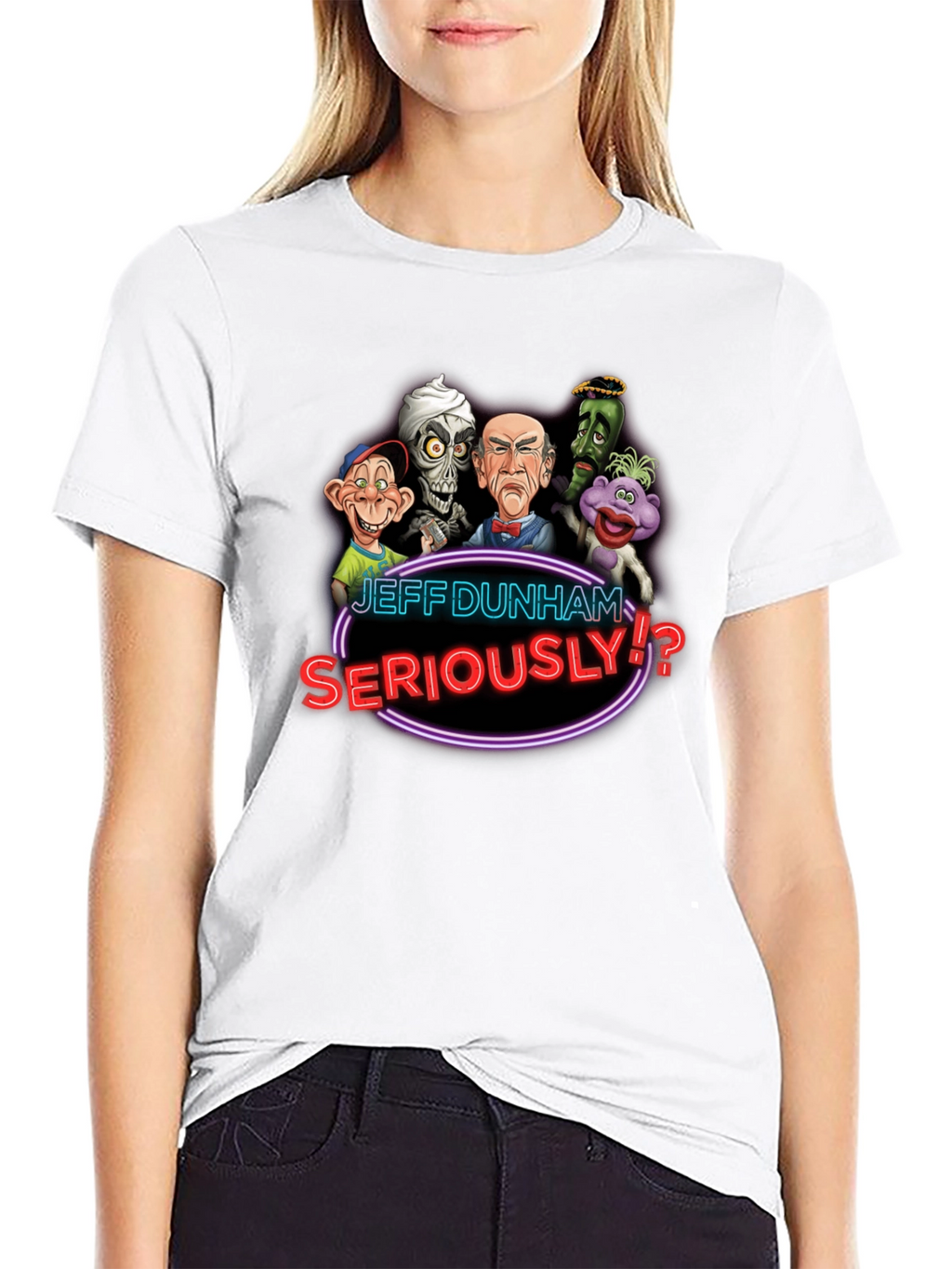 Jeff Dunham Seriously T-Shirt Black