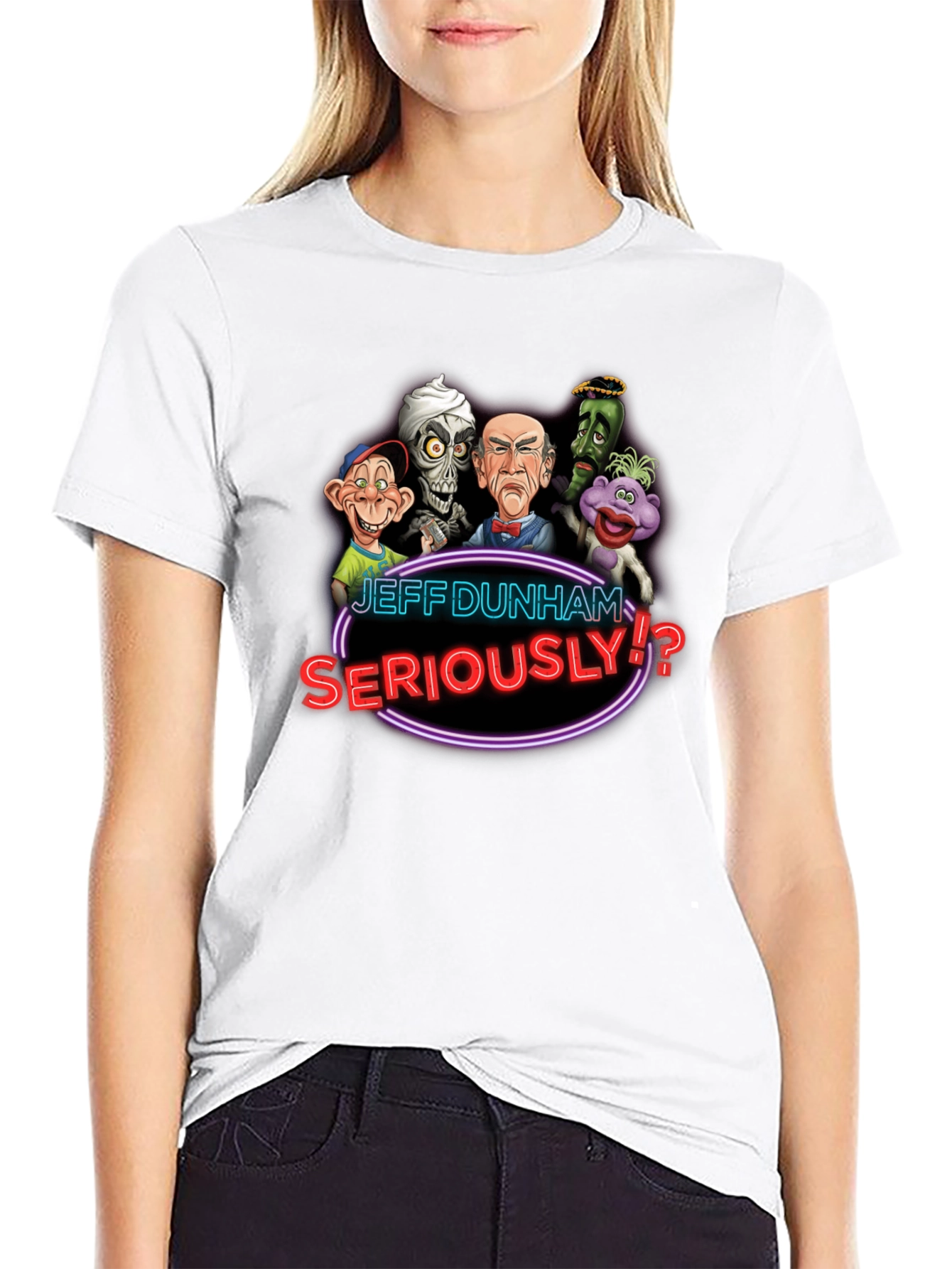 Jeff Dunham Seriously T-Shirt Black