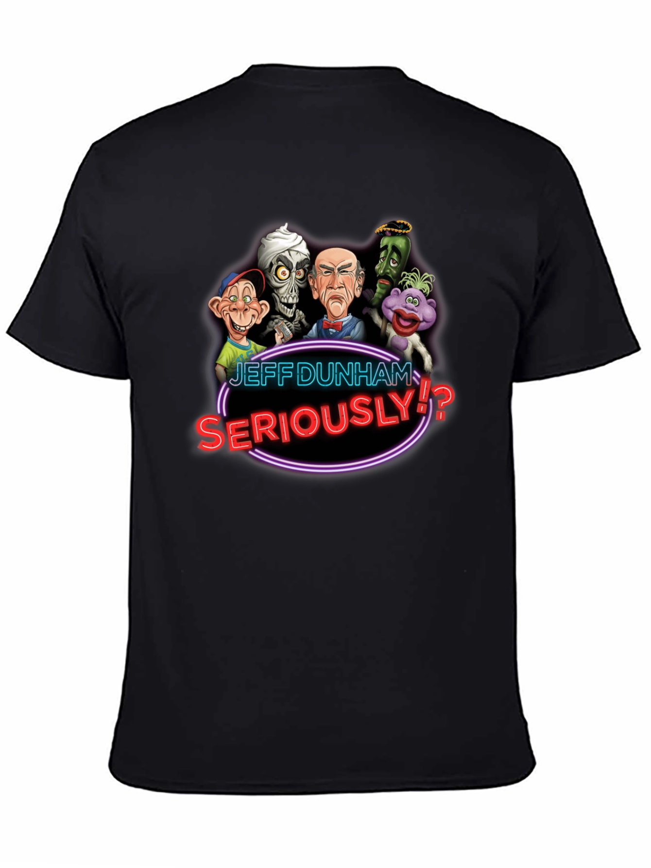 Jeff Dunham Seriously T-Shirt Black