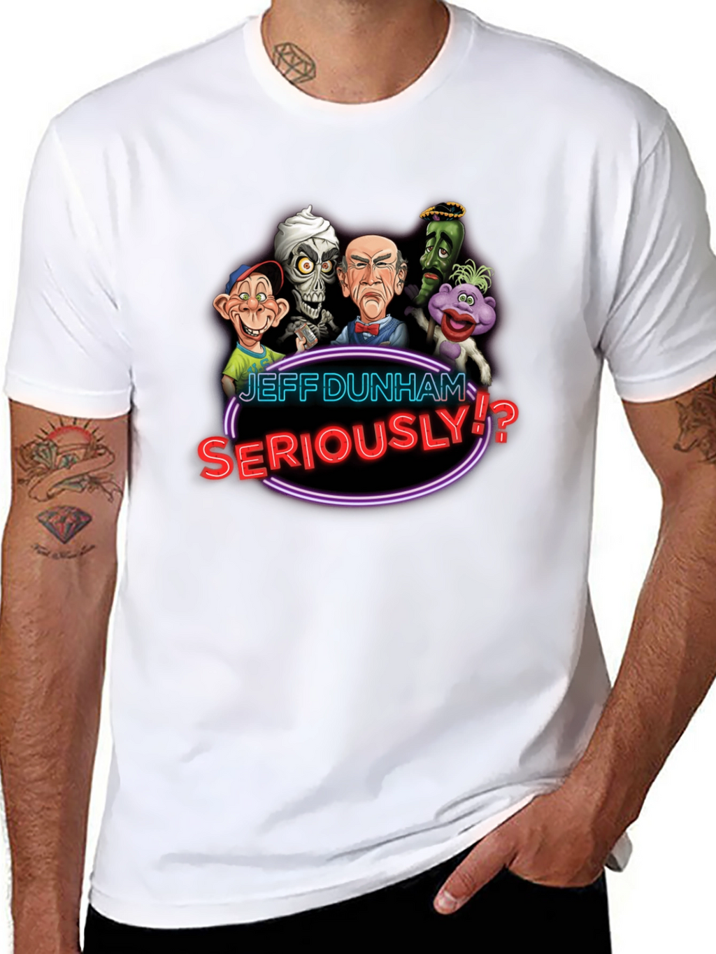 Jeff Dunham Seriously T-Shirt Black