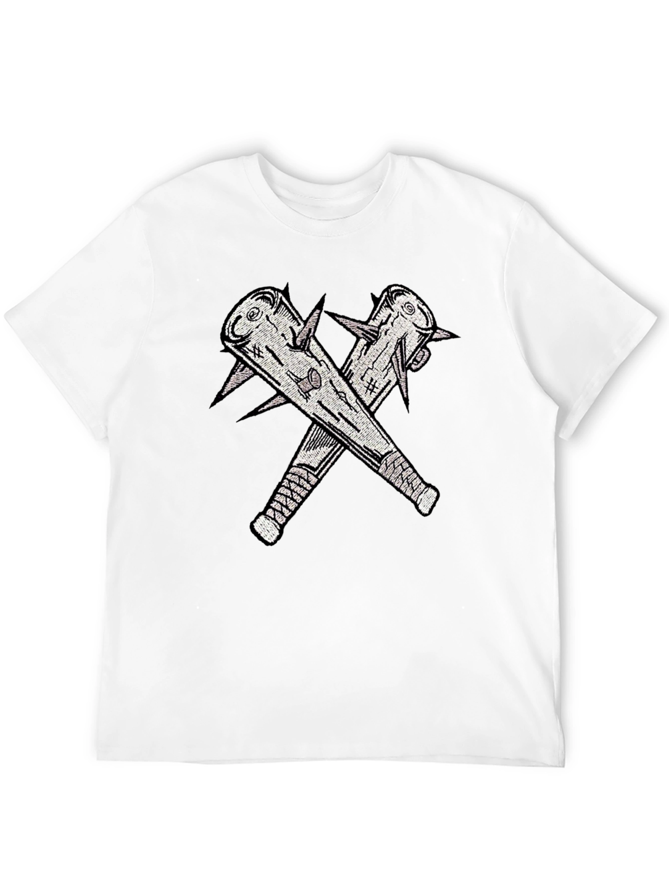 Spiked Club Graphic Black T-Shirt
