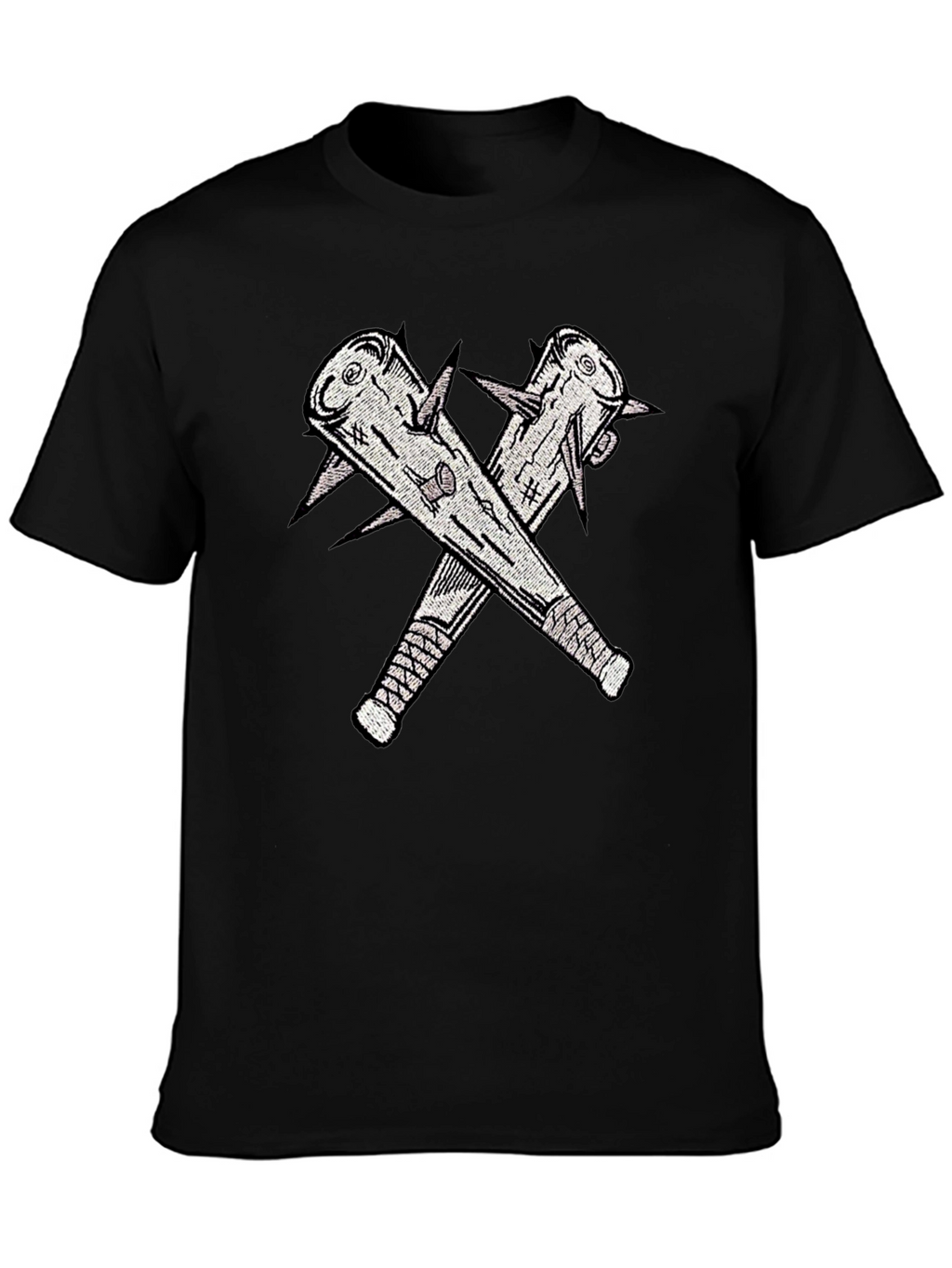 Spiked Club Graphic Black T-Shirt