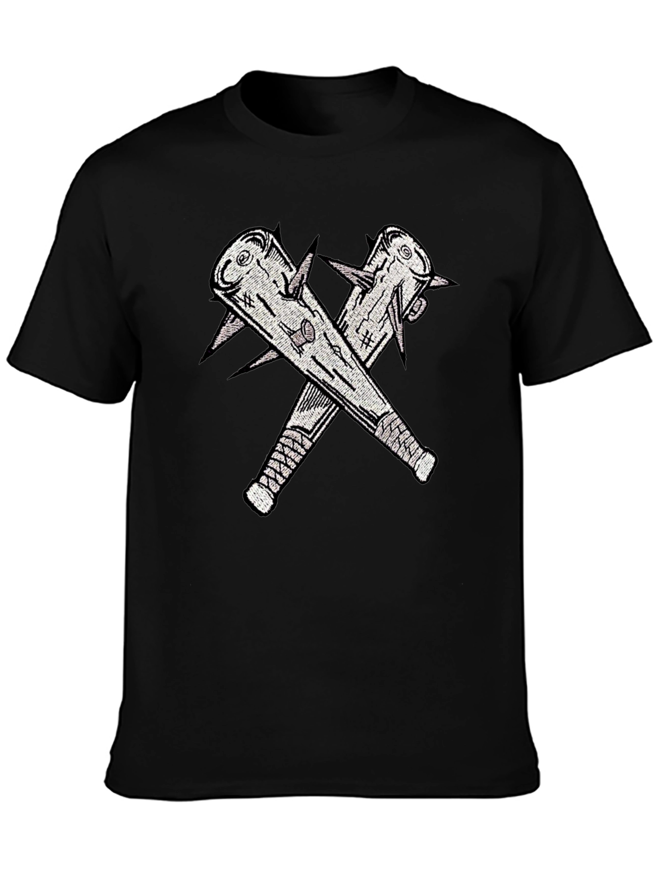 Spiked Club Graphic Black T-Shirt