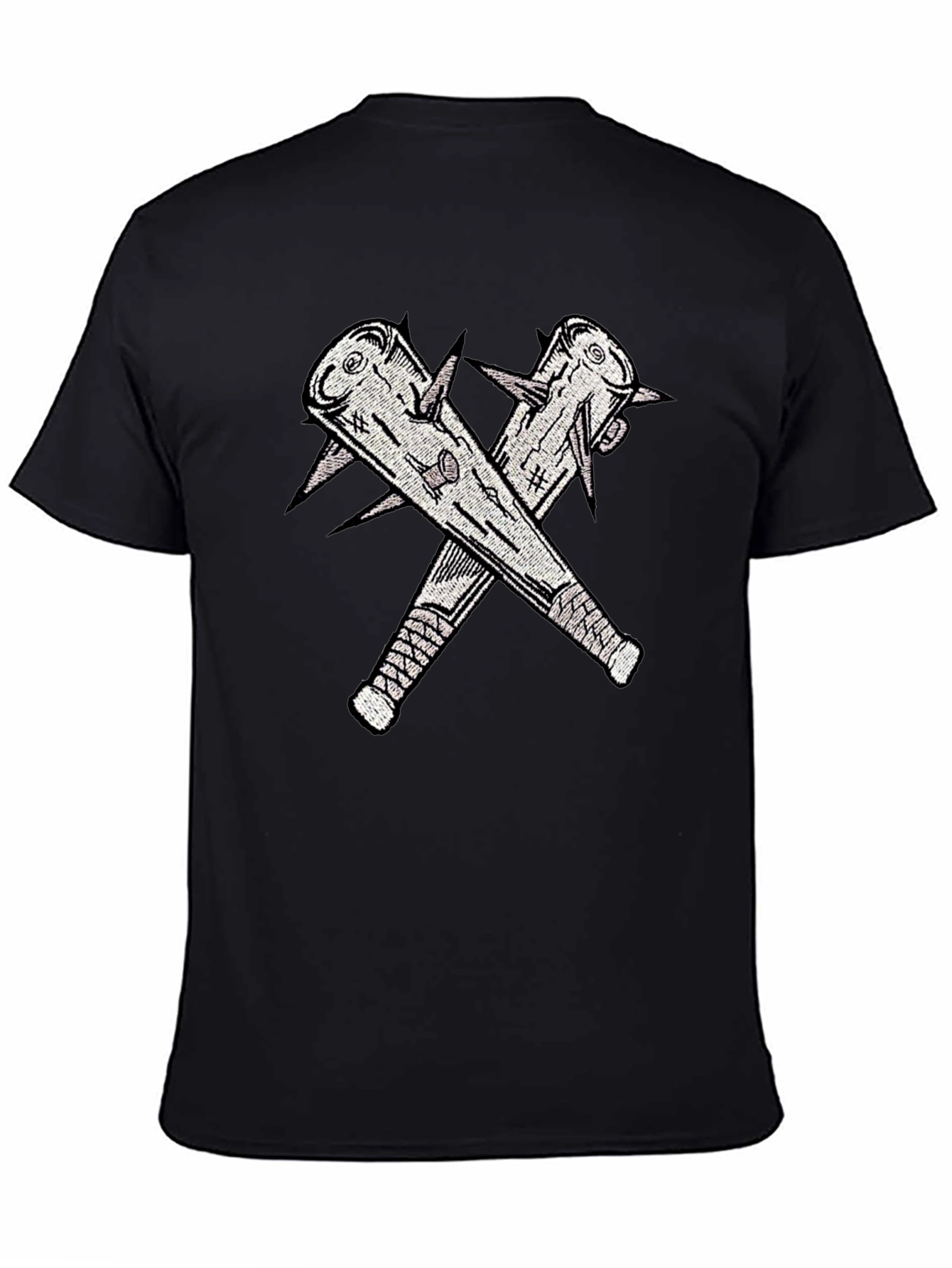 Spiked Club Graphic Black T-Shirt