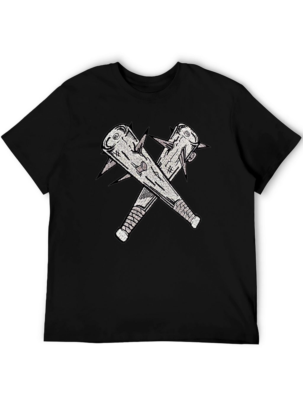 Spiked Club Graphic Black T-Shirt
