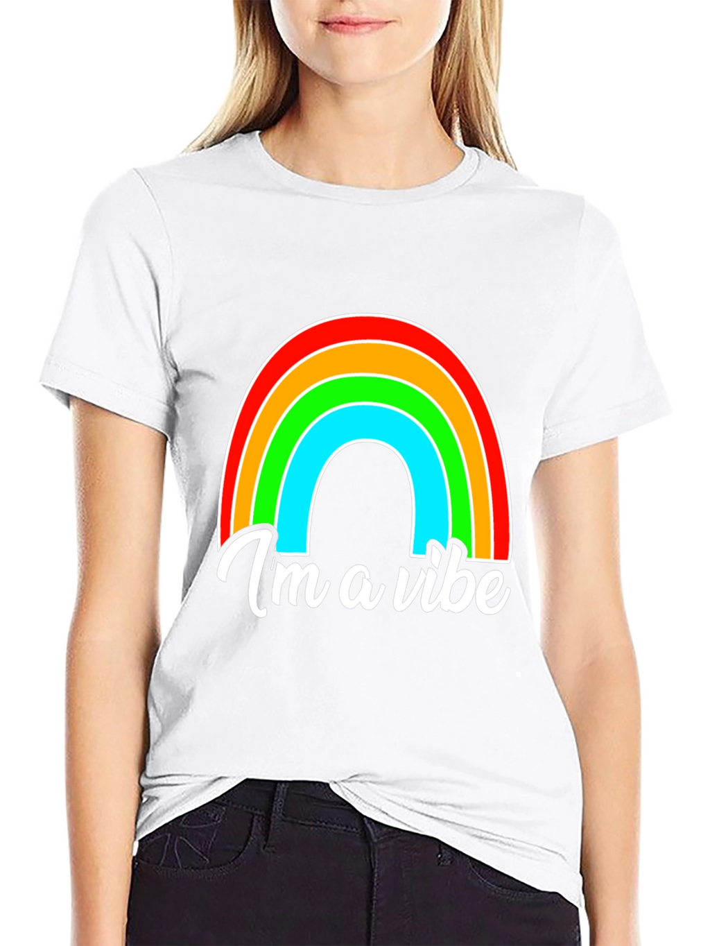 Im a Vibe Rainbow Graphic Tee