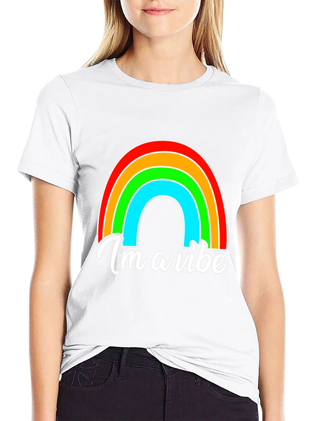 Im a Vibe Rainbow Graphic Tee