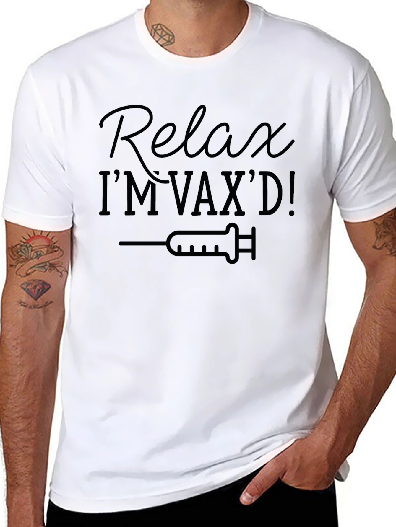 Relax Im Vaxd! Graphic Tee