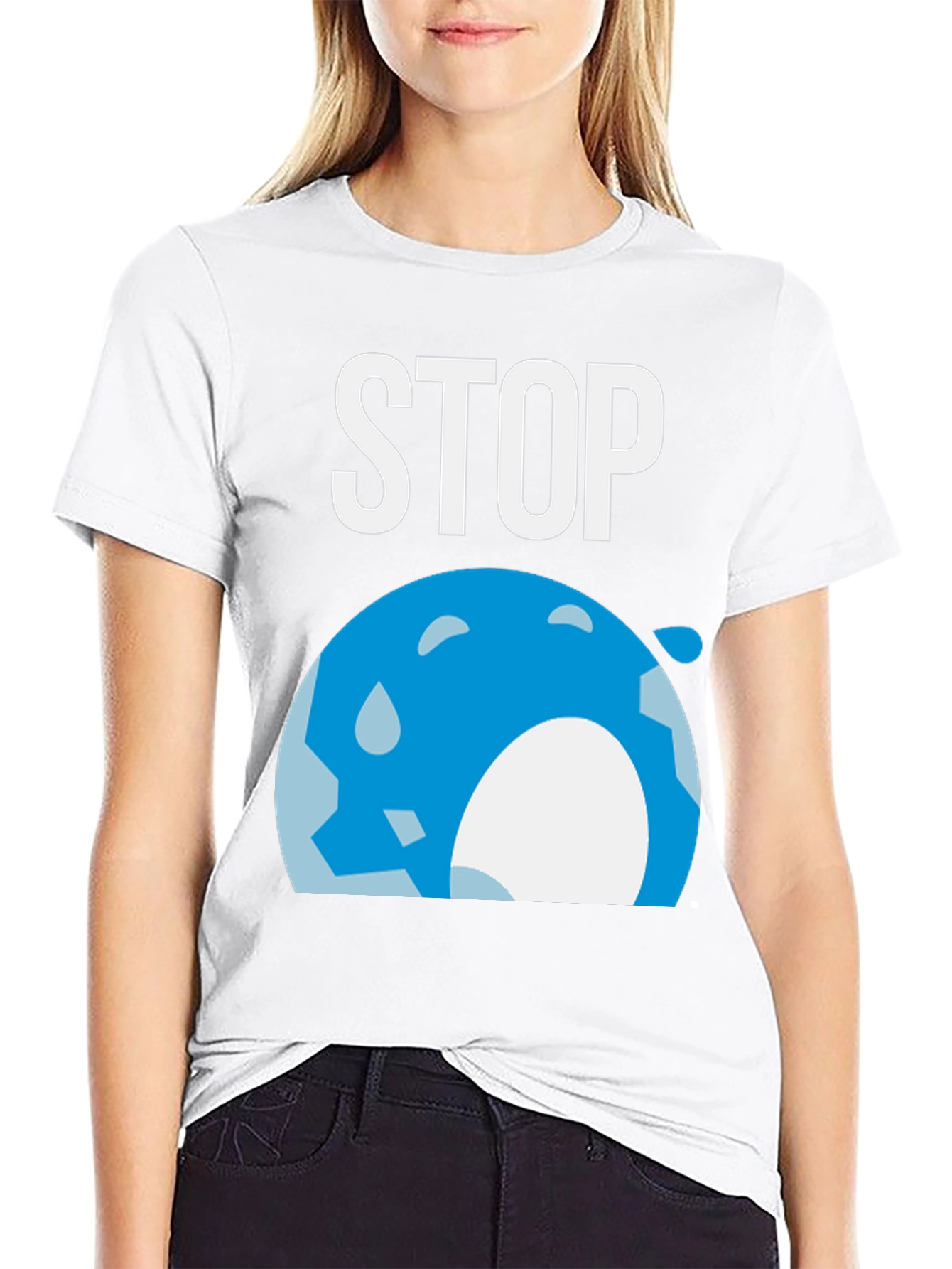 Stop Global Warming Graphic T-Shirt