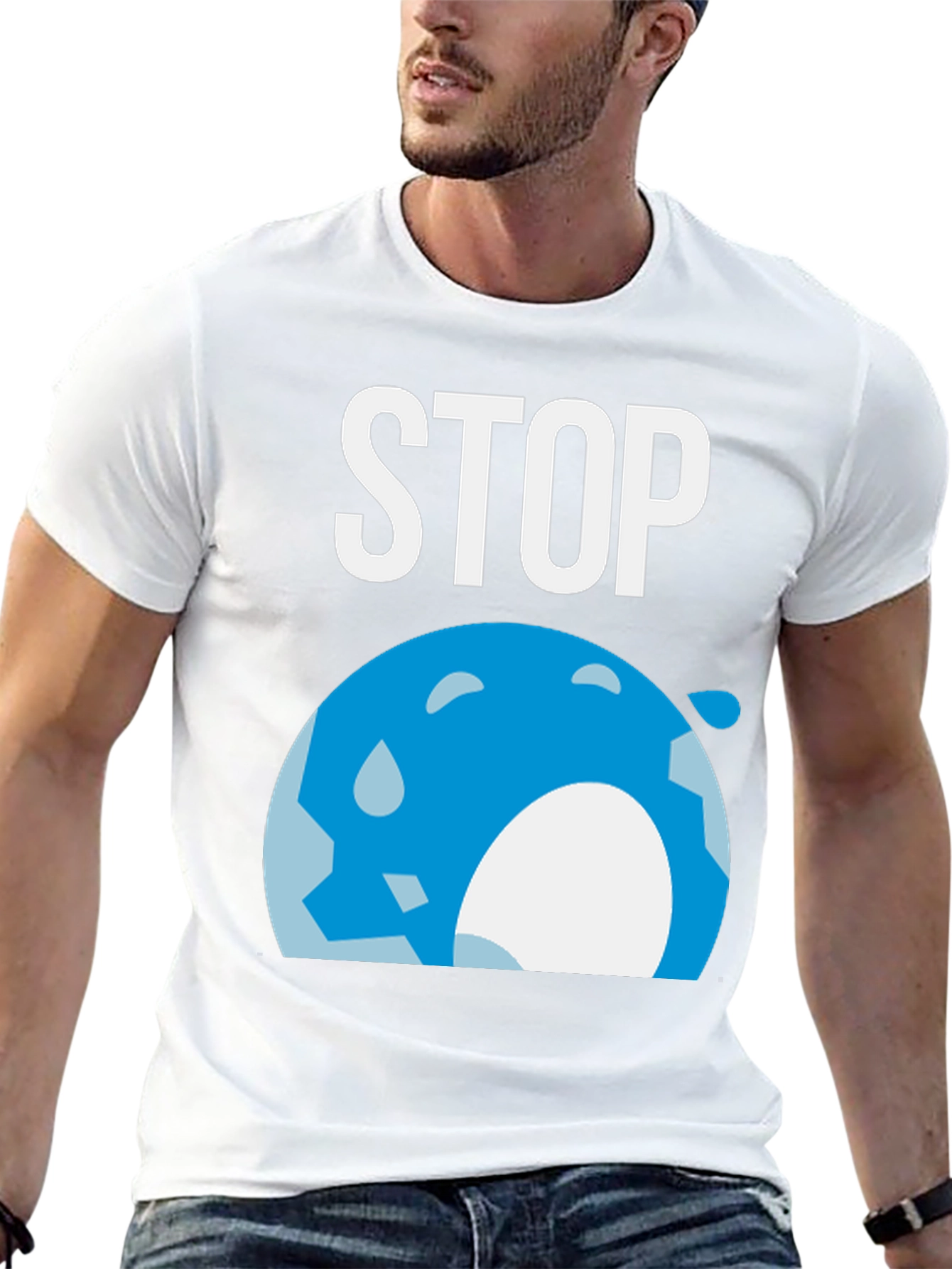 Stop Global Warming Graphic T-Shirt