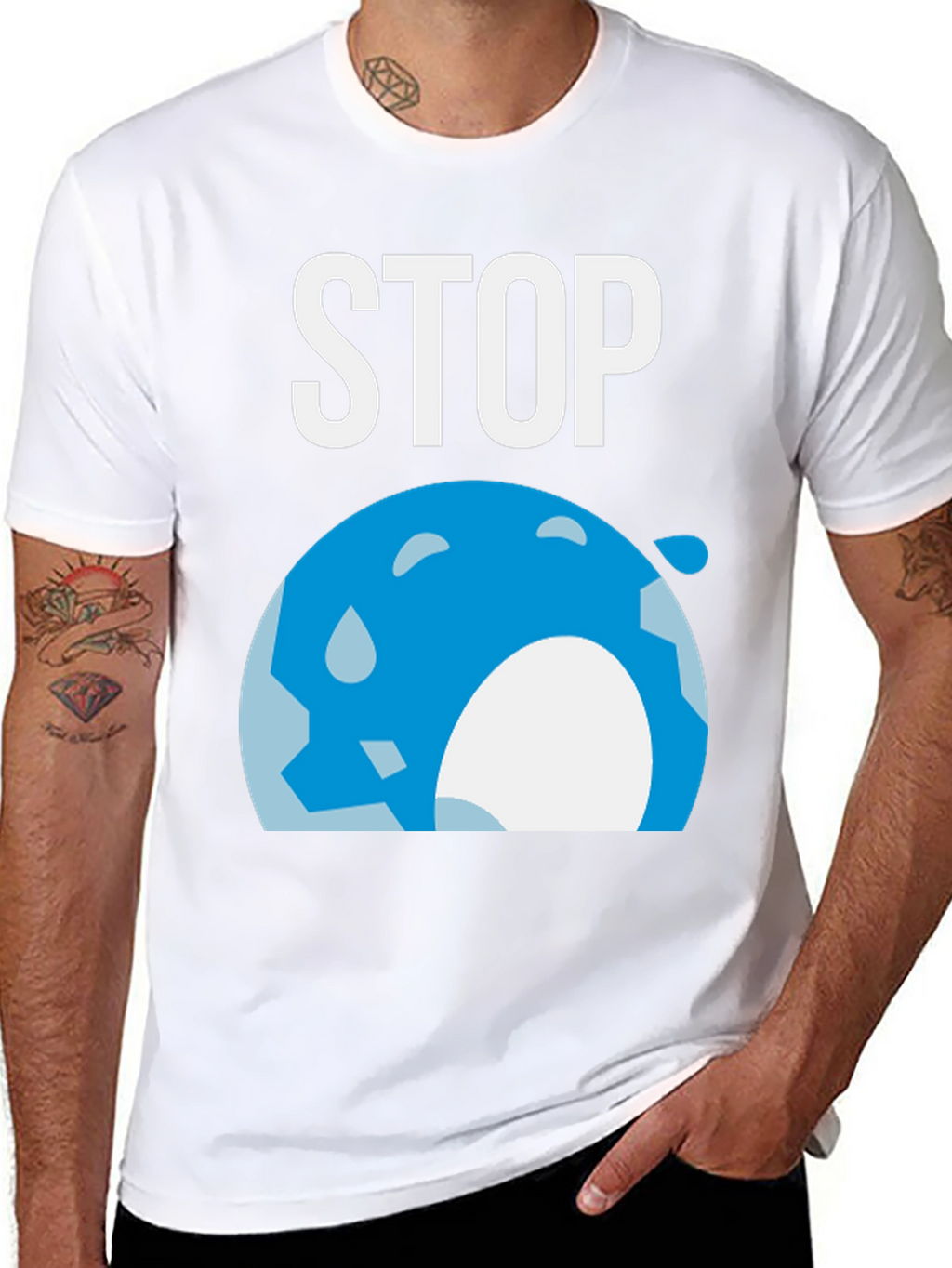 Stop Global Warming Graphic T-Shirt