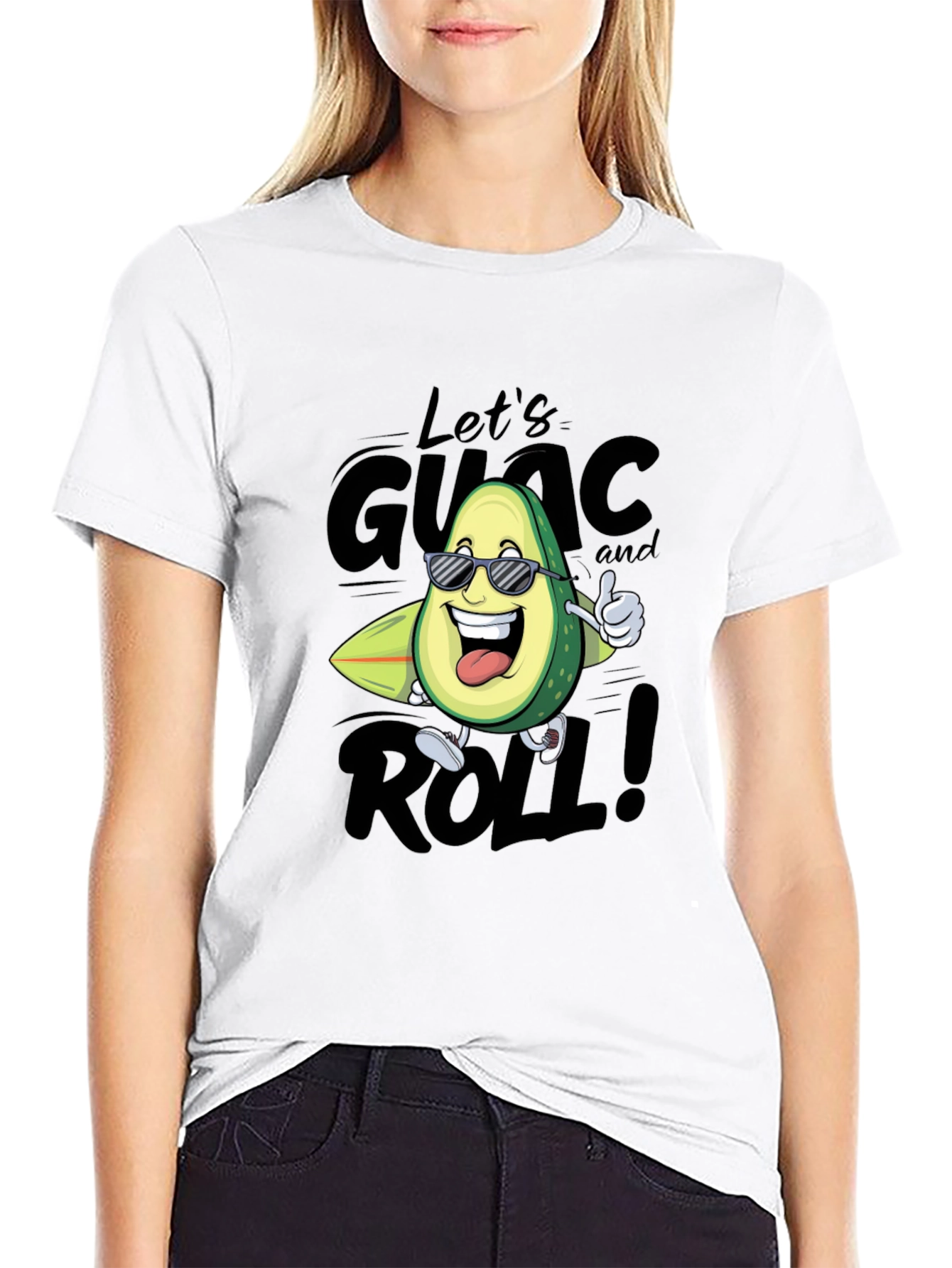 Guac and Roll Avocado T-Shirt