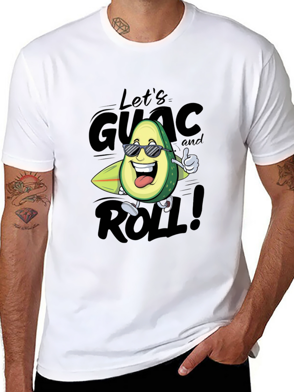 Guac and Roll Avocado T-Shirt