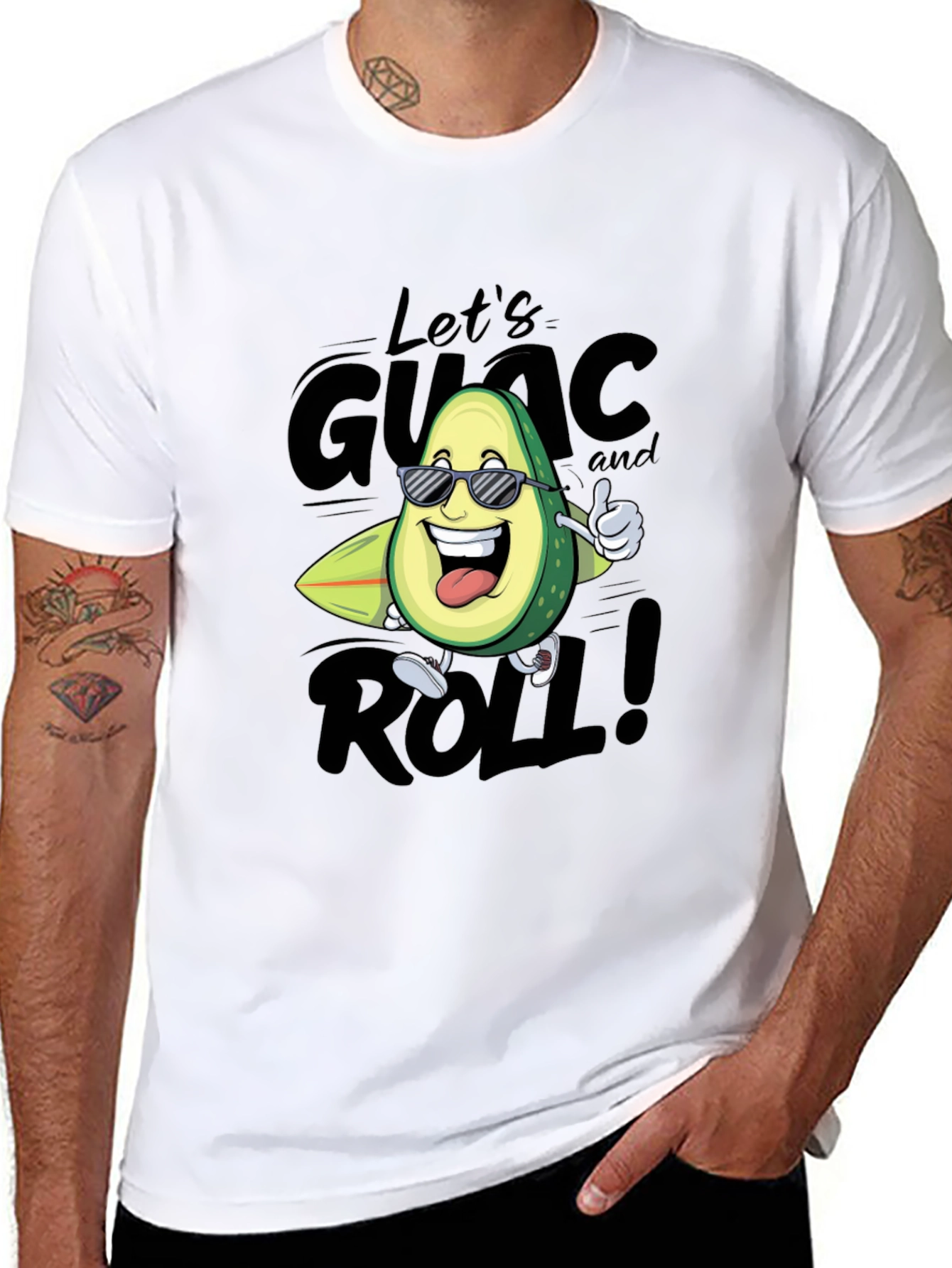 Guac and Roll Avocado T-Shirt