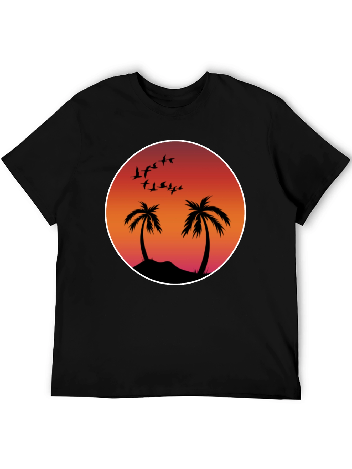 Sunset Palm Tee