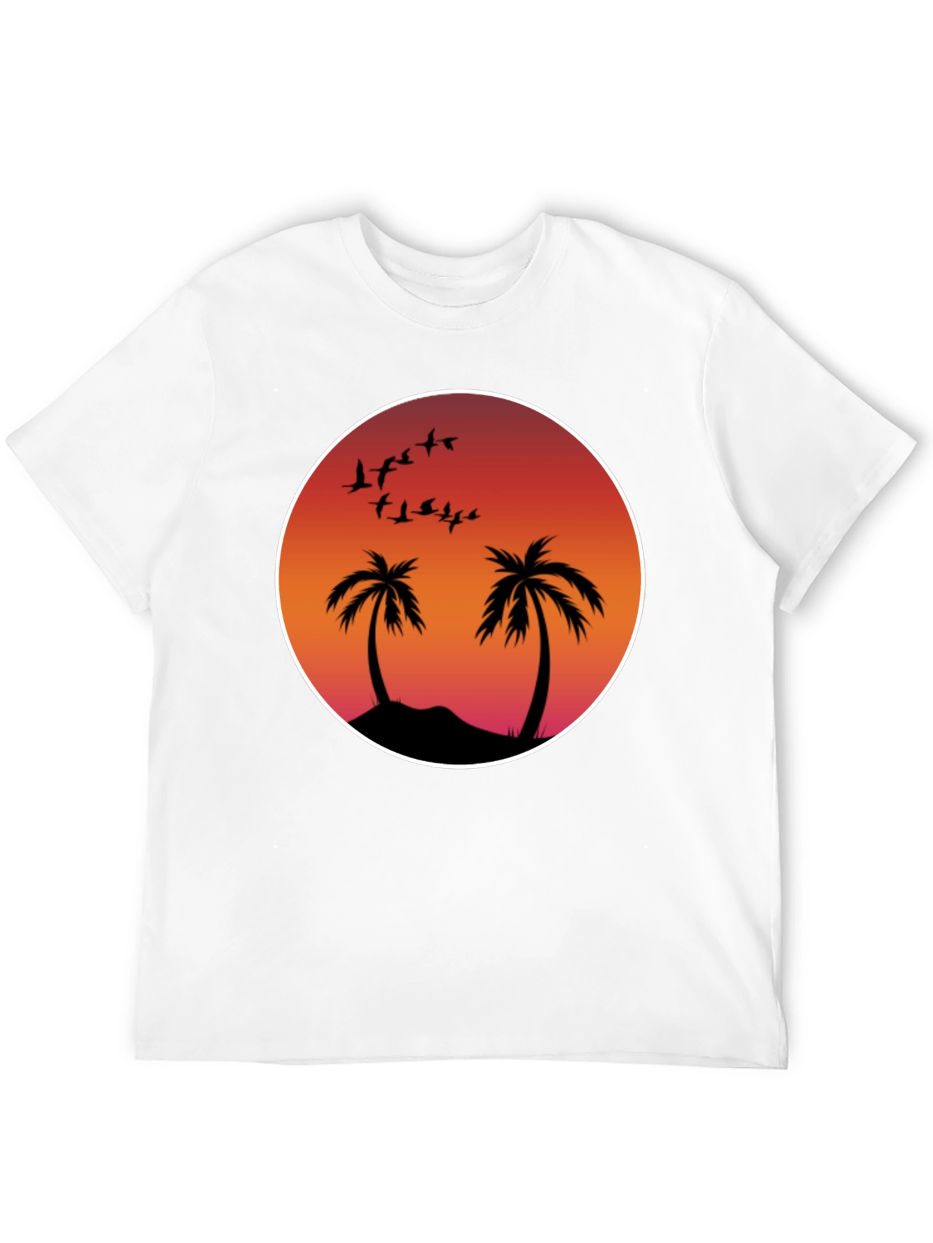 Sunset Palm Tee