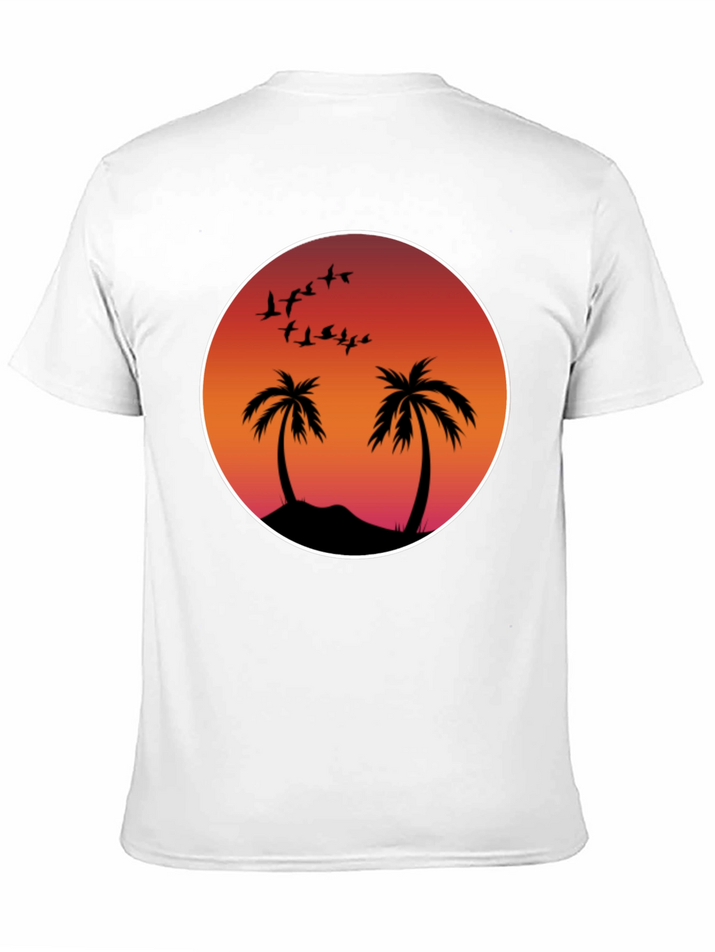 Sunset Palm Tee