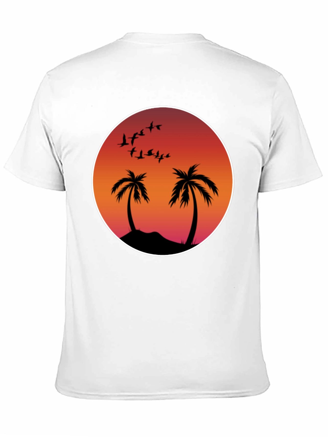 Sunset Palm Tee