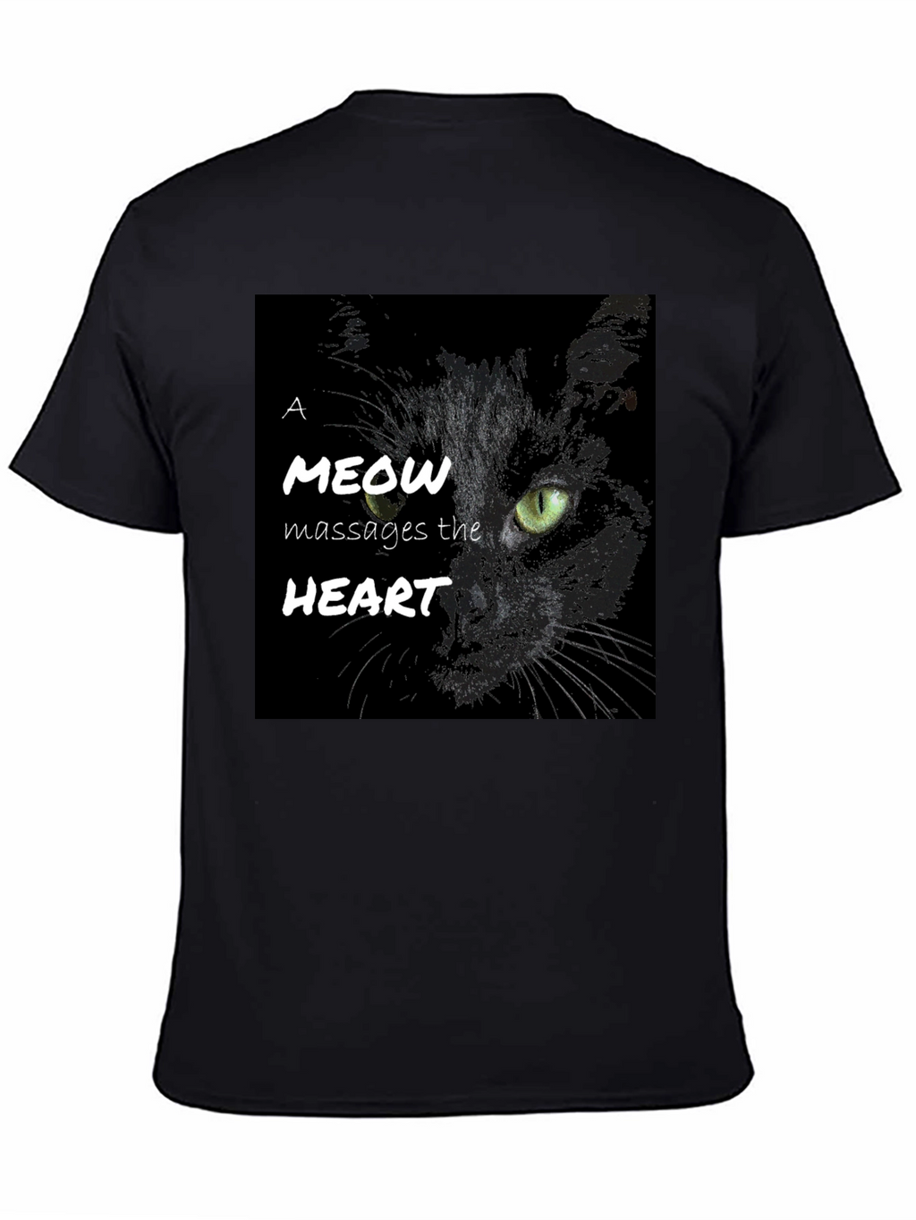 Cat Meow Massages The Heart T-Shirt