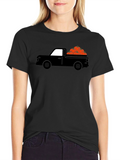 Pumpkin Truck Graphic Tee - Fall Harvest