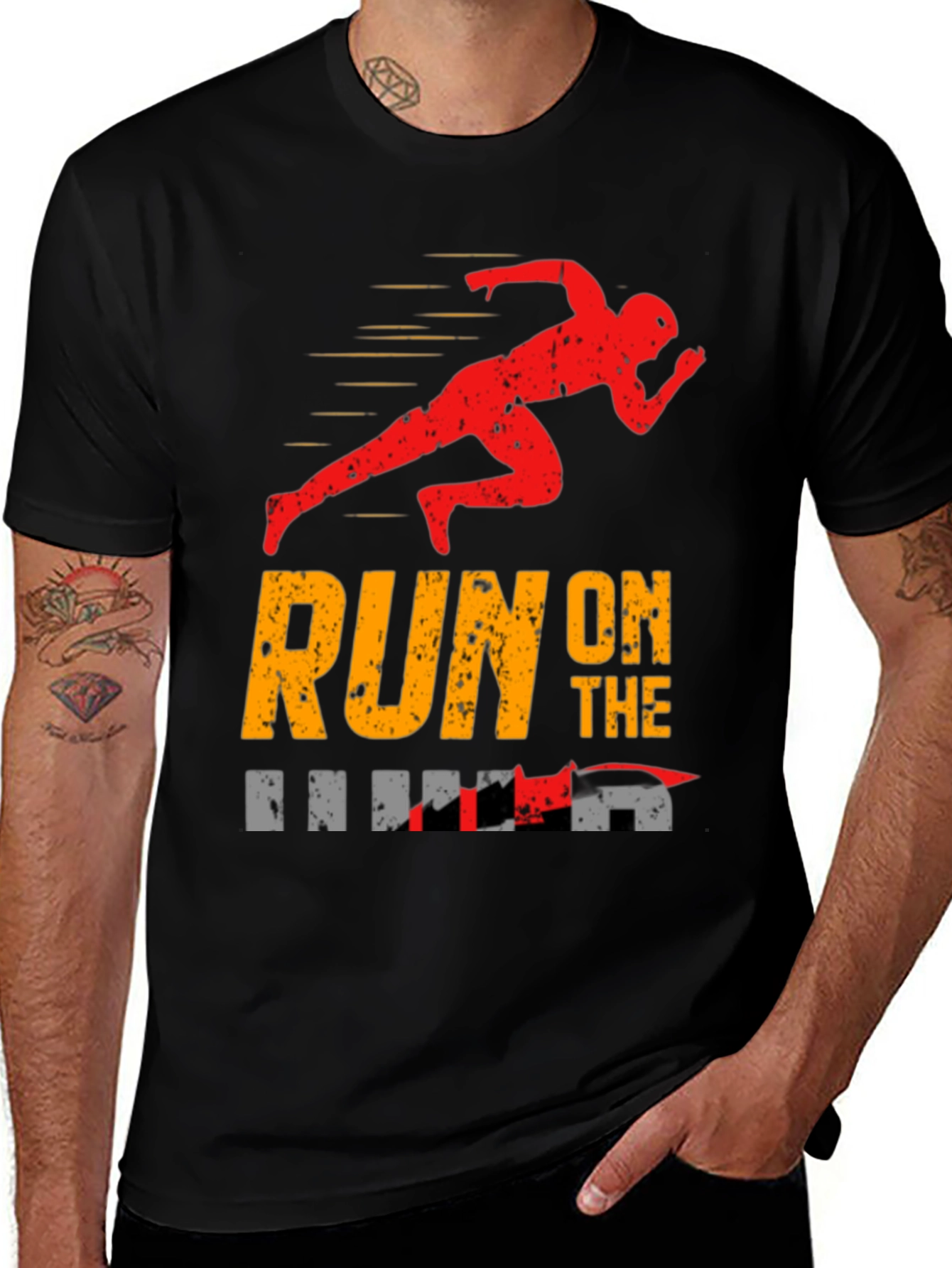 Run On The Road Graphic Tee