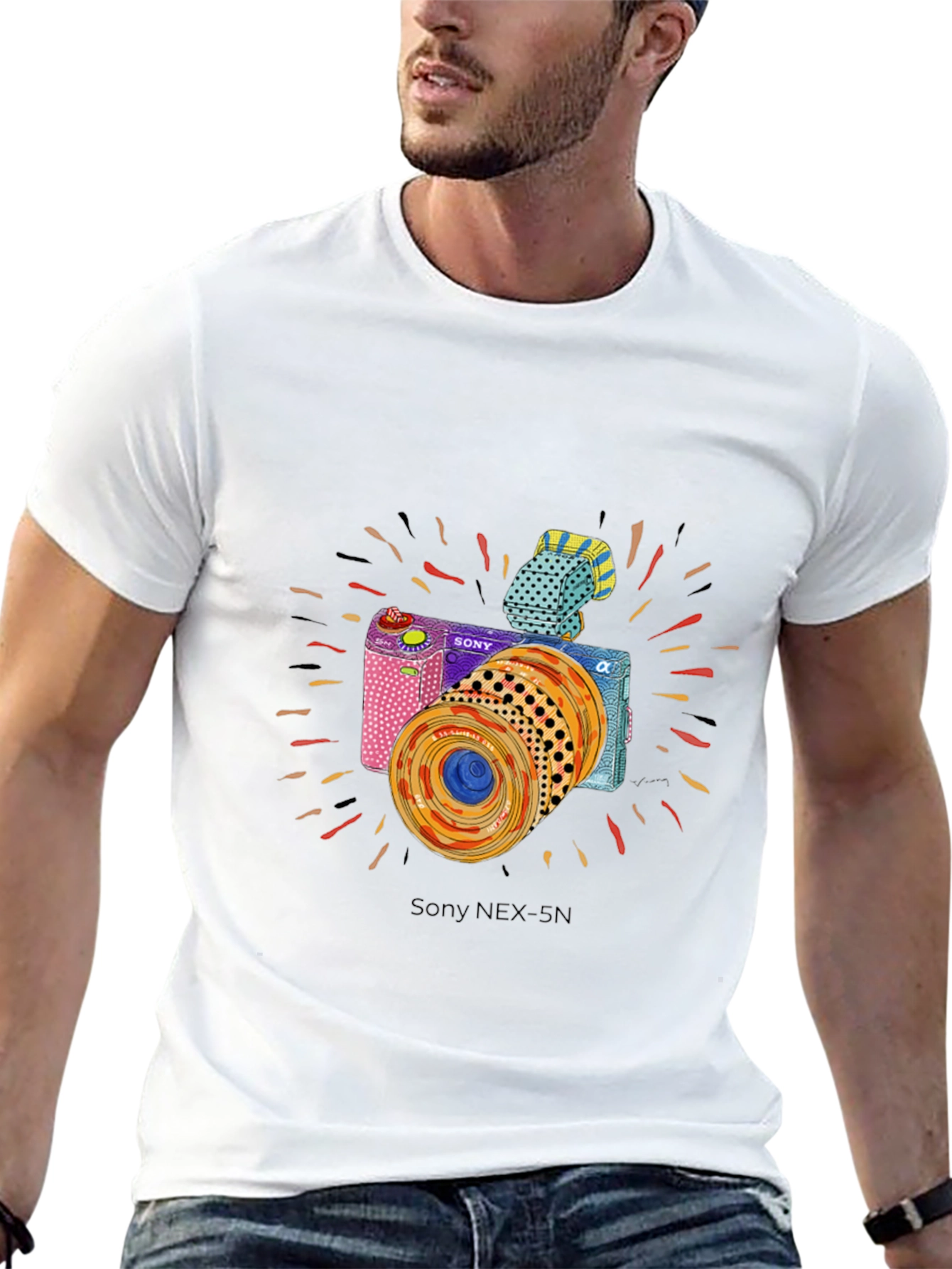 Sony Camera Graphic Tee - Unique Design