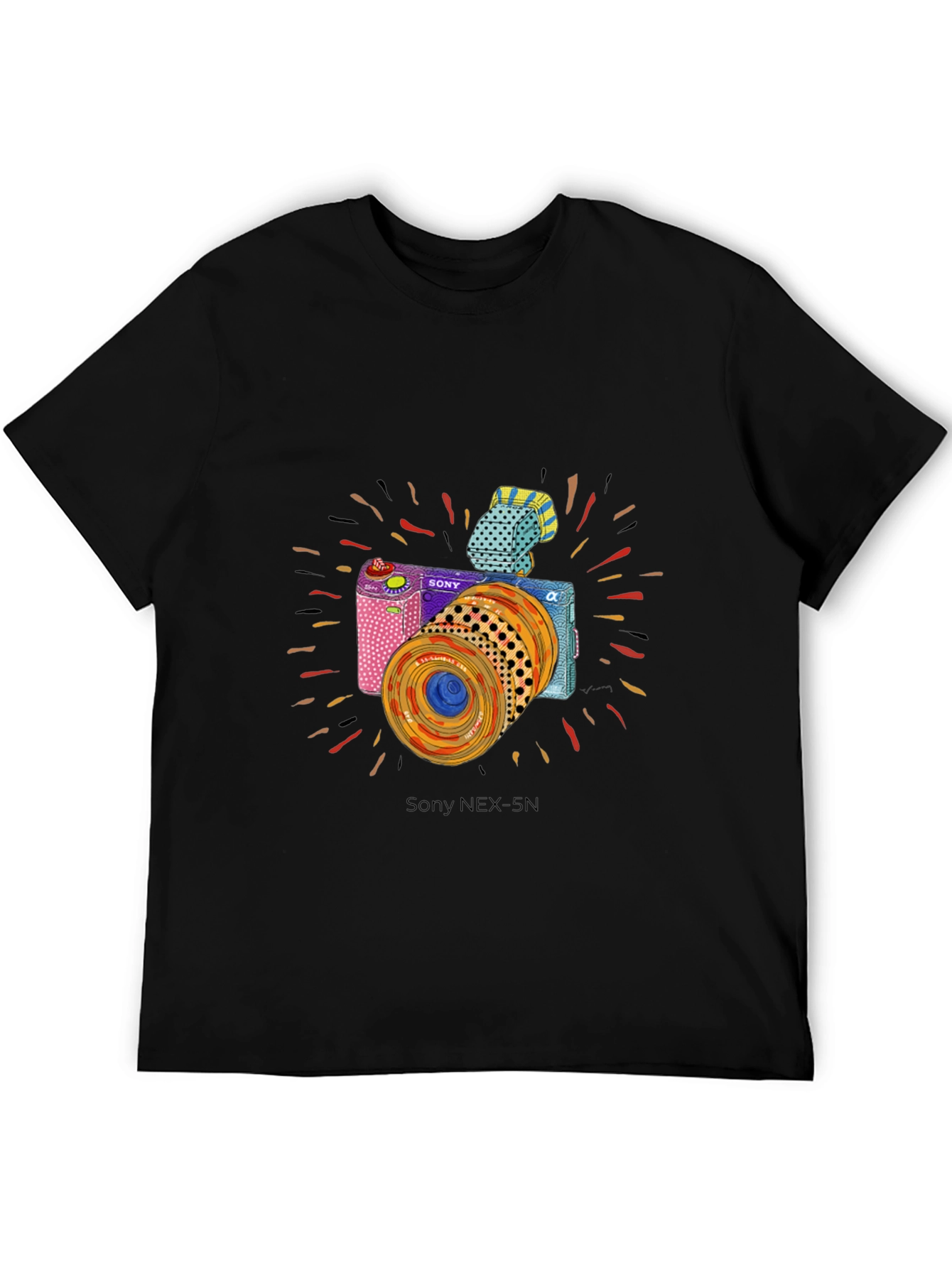 Sony Camera Graphic Tee - Unique Design
