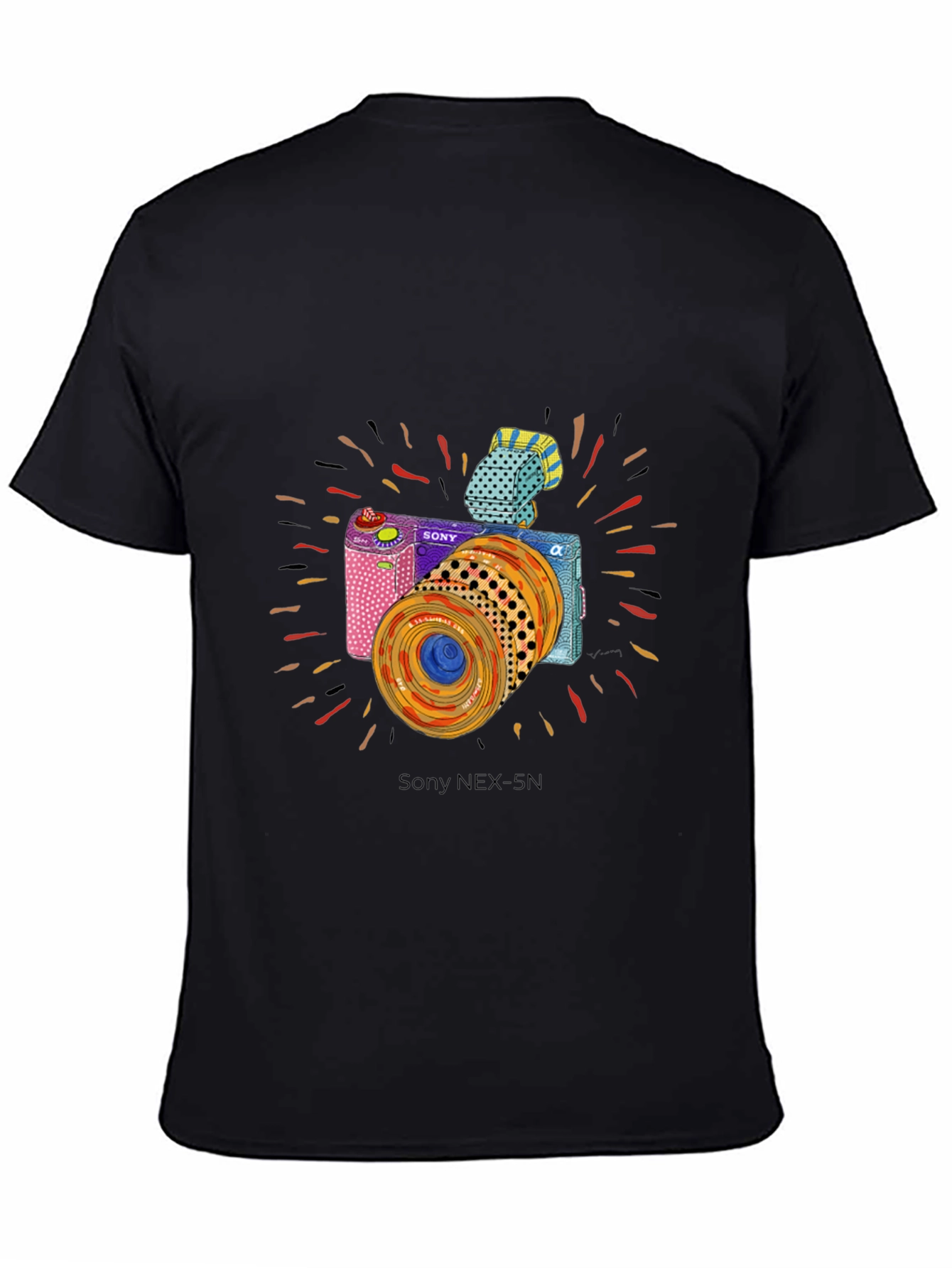 Sony Camera Graphic Tee - Unique Design