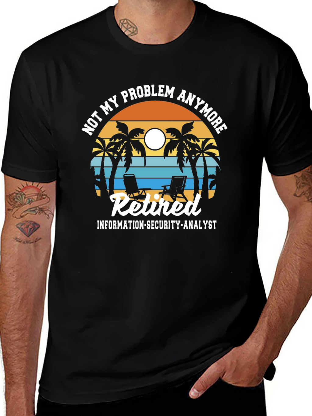 Retired Information Security Analyst T-Shirt