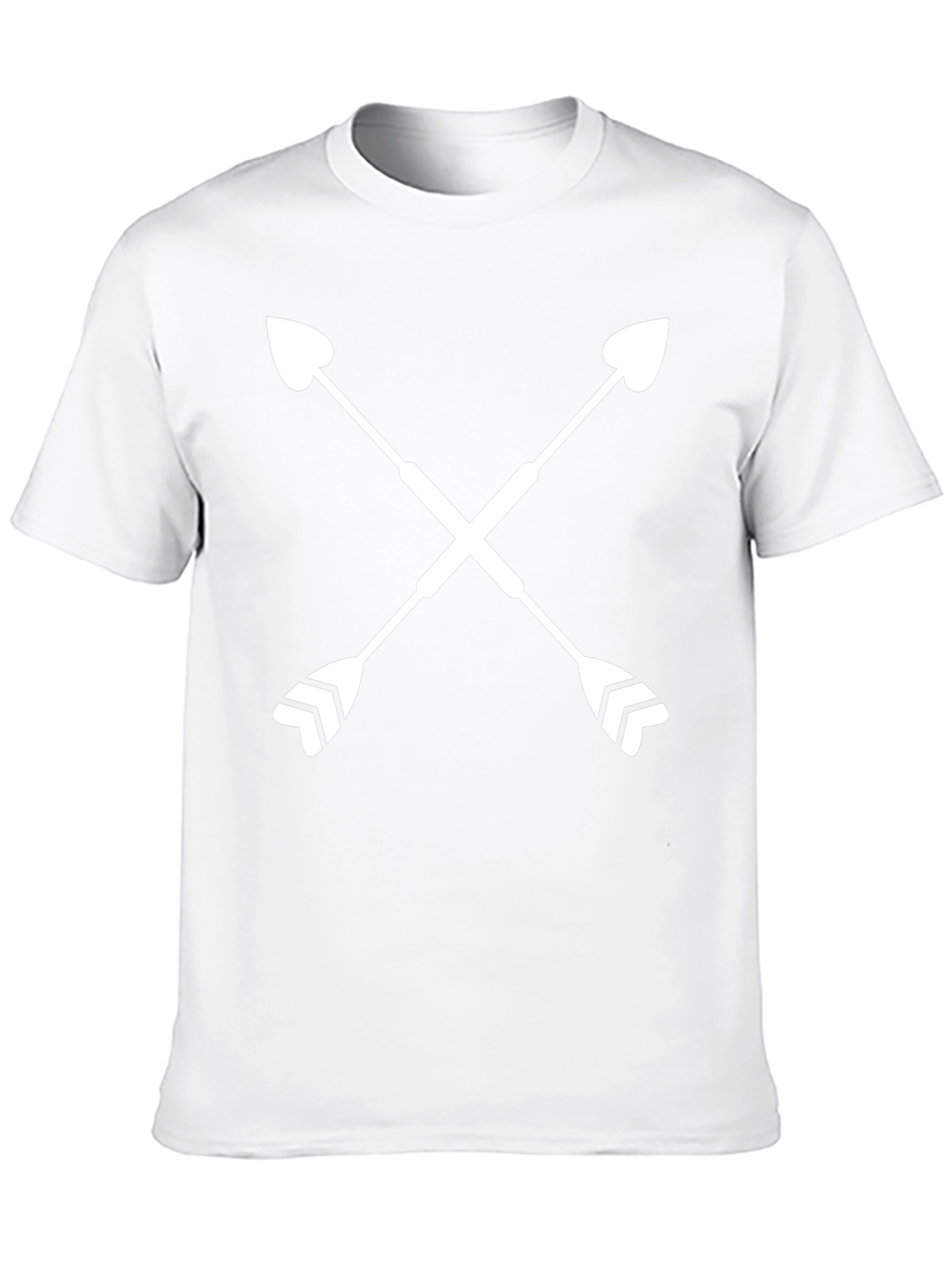 Crossed Arrows Graphic Tee - Stylish Black Shirt