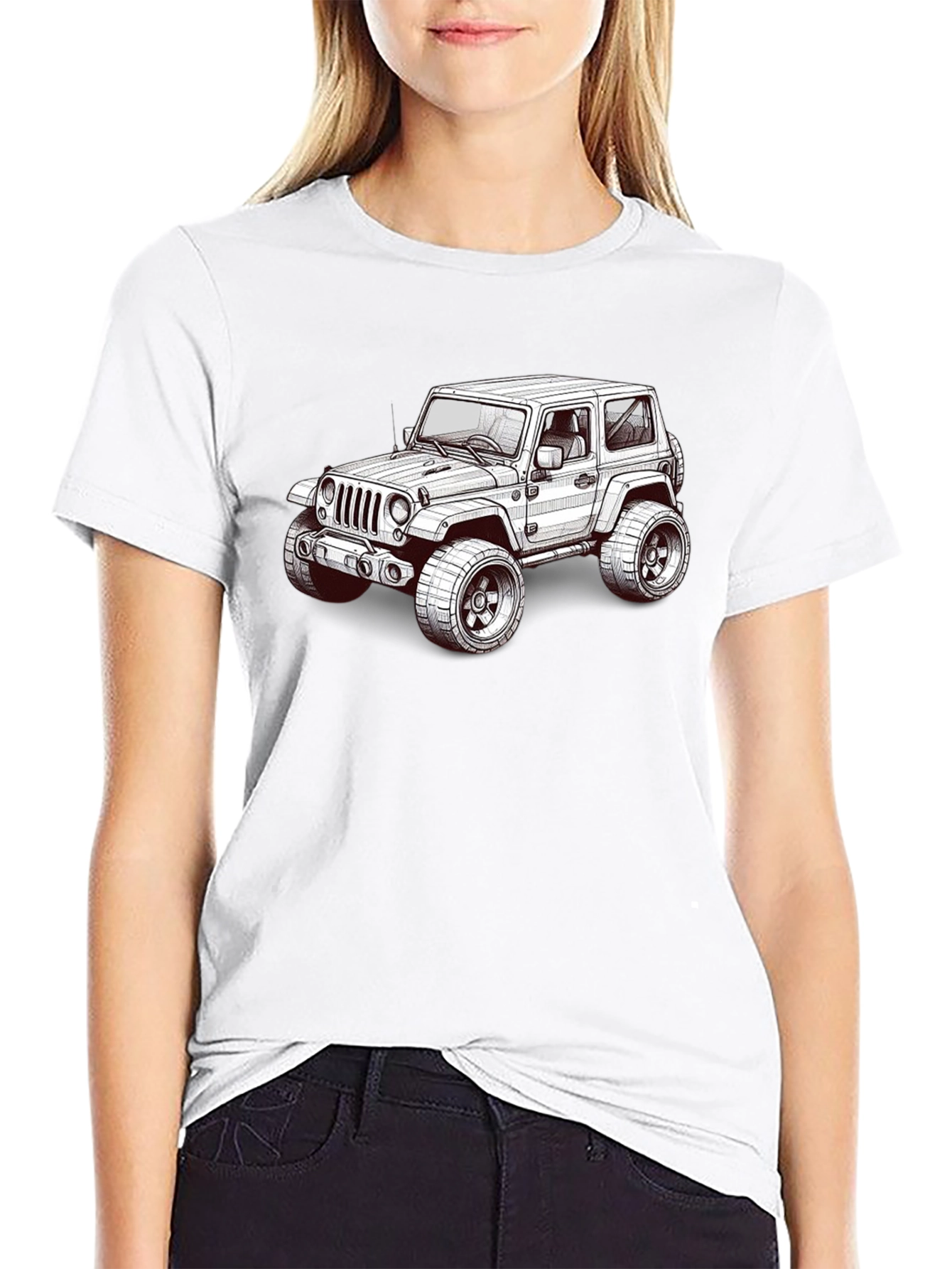 Jeep Graphic T-Shirt - Black Short Sleeve Tee
