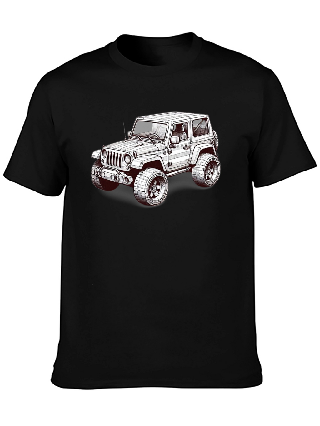 Jeep Graphic T-Shirt - Black Short Sleeve Tee