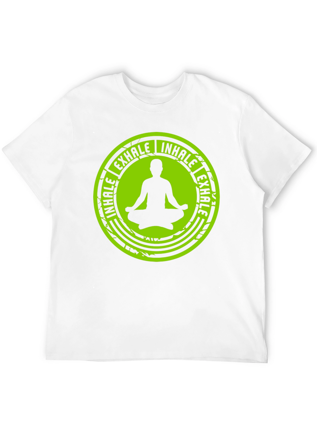 Yoga Meditation Inhale Exhale Black T-Shirt