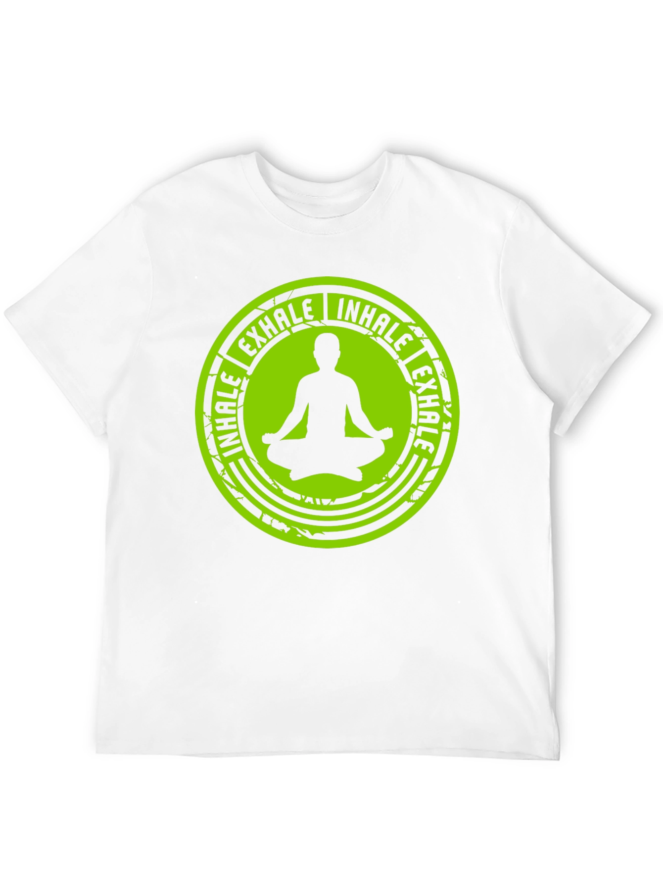 Yoga Meditation Inhale Exhale Black T-Shirt