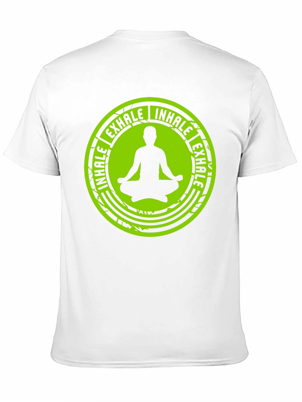 Yoga Meditation Inhale Exhale Black T-Shirt