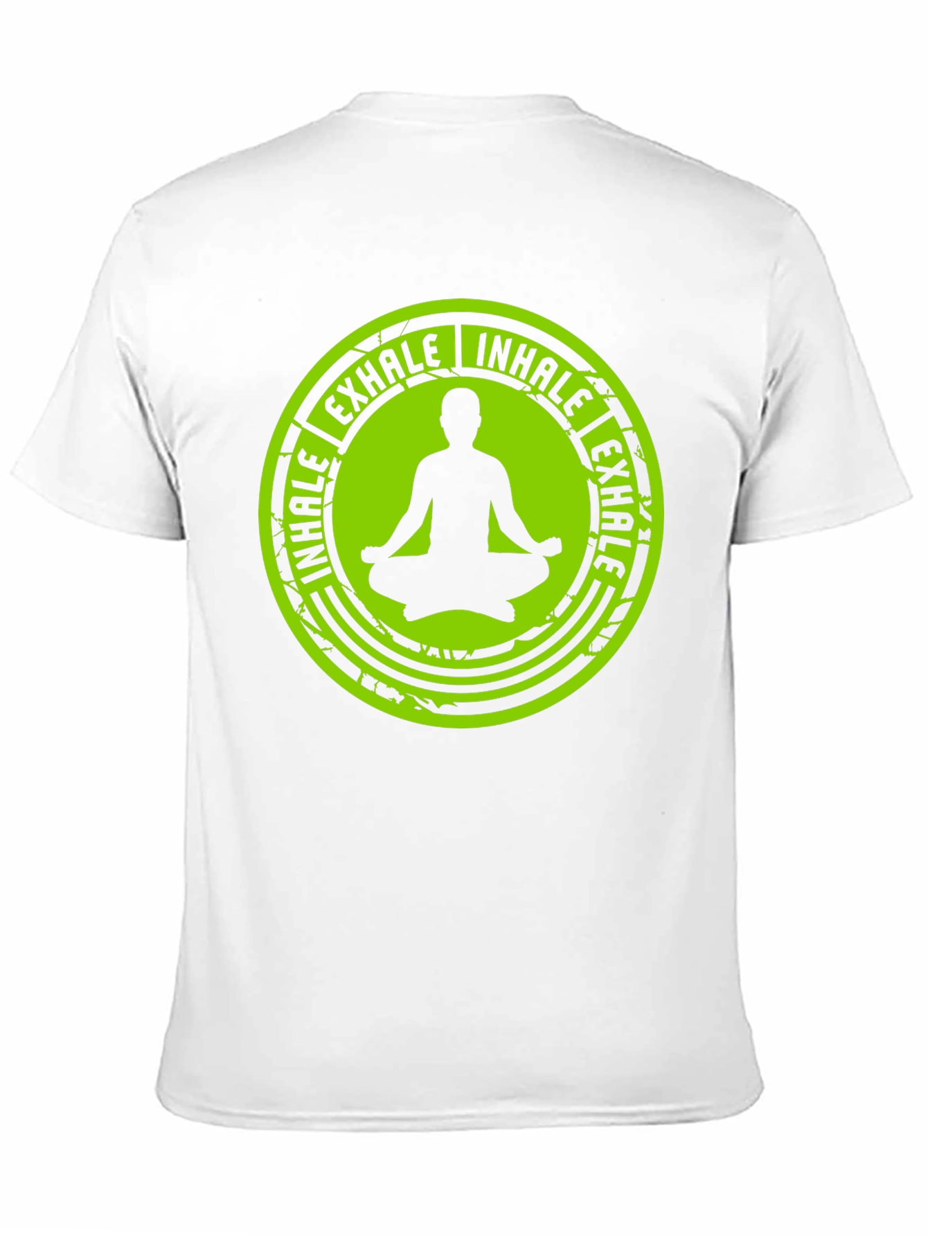 Yoga Meditation Inhale Exhale Black T-Shirt